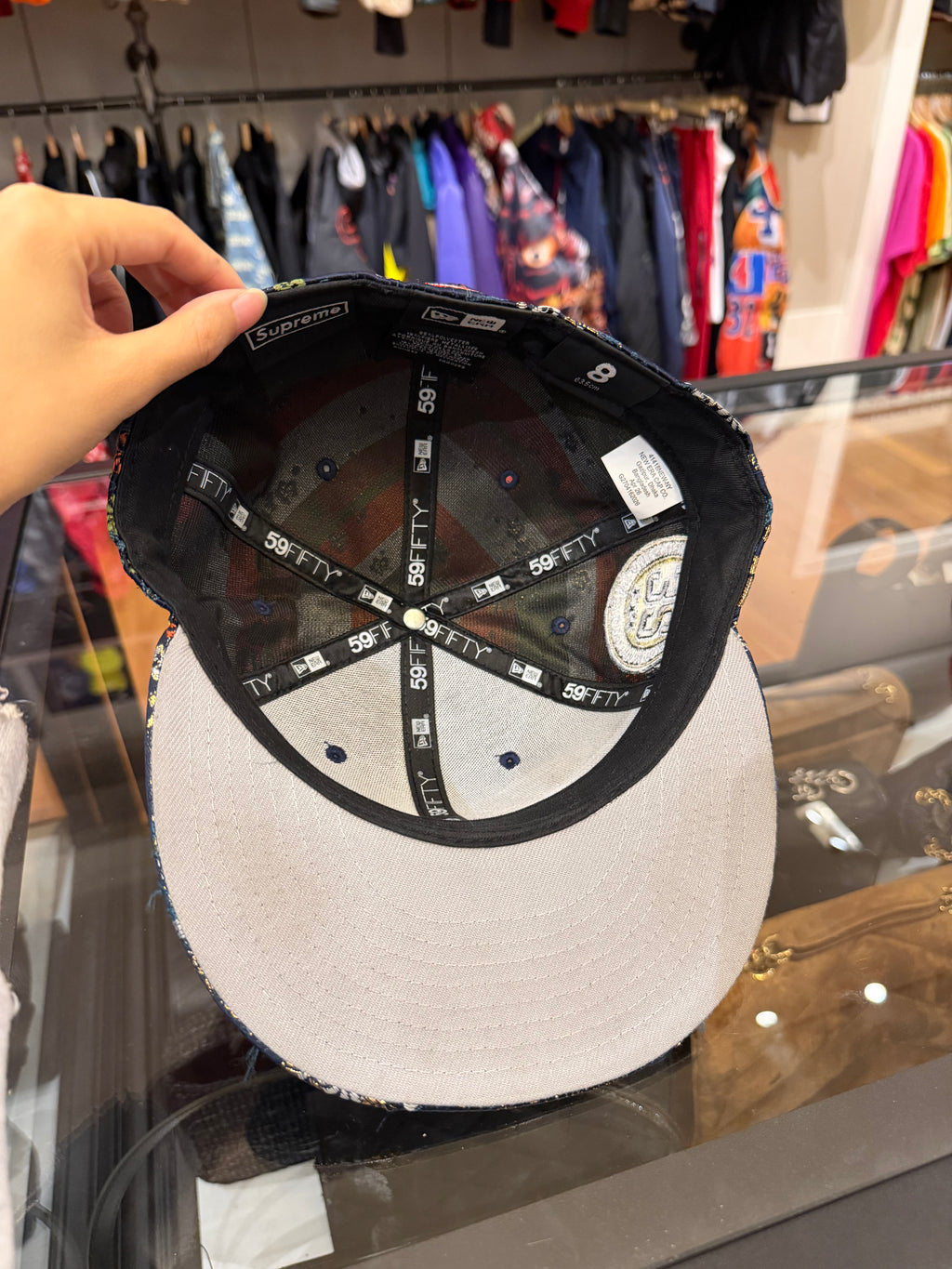 Supreme Floral Jacquard New Era 59Fifty Fitted Hat