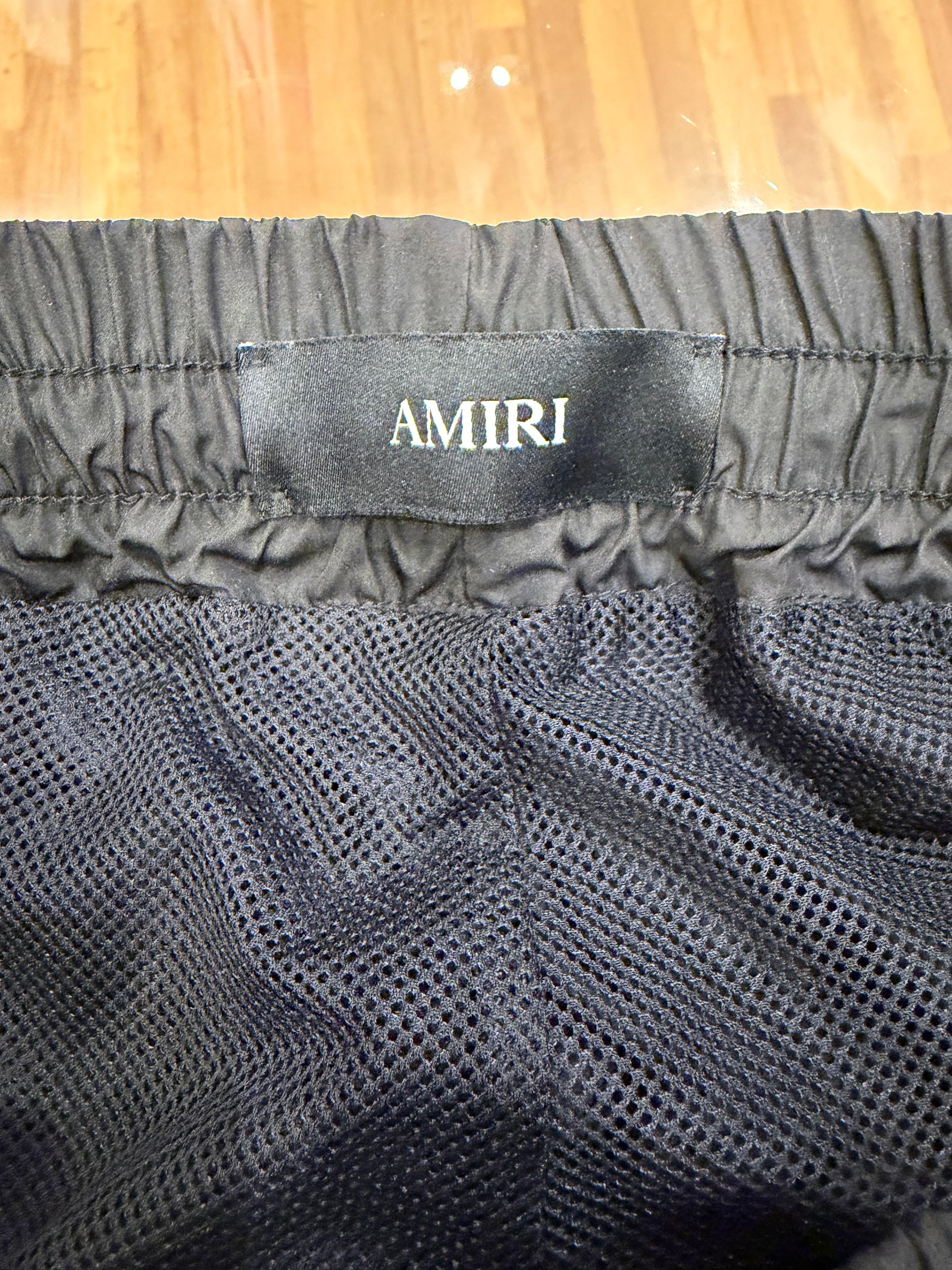 Amiri Star Panelled Track Pants- Black