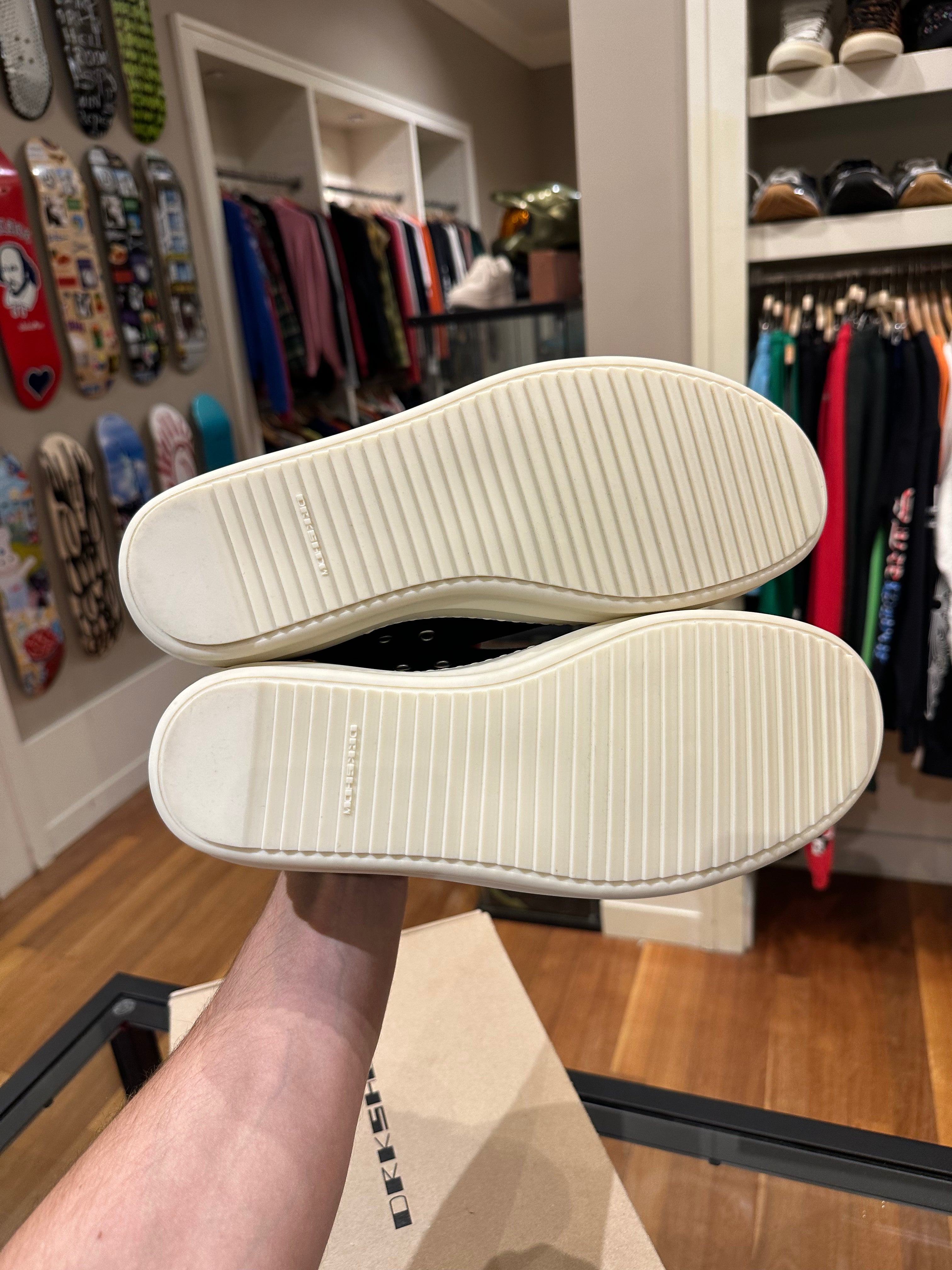 Rick Owens Hollywood Ramone Low Top Sneakers