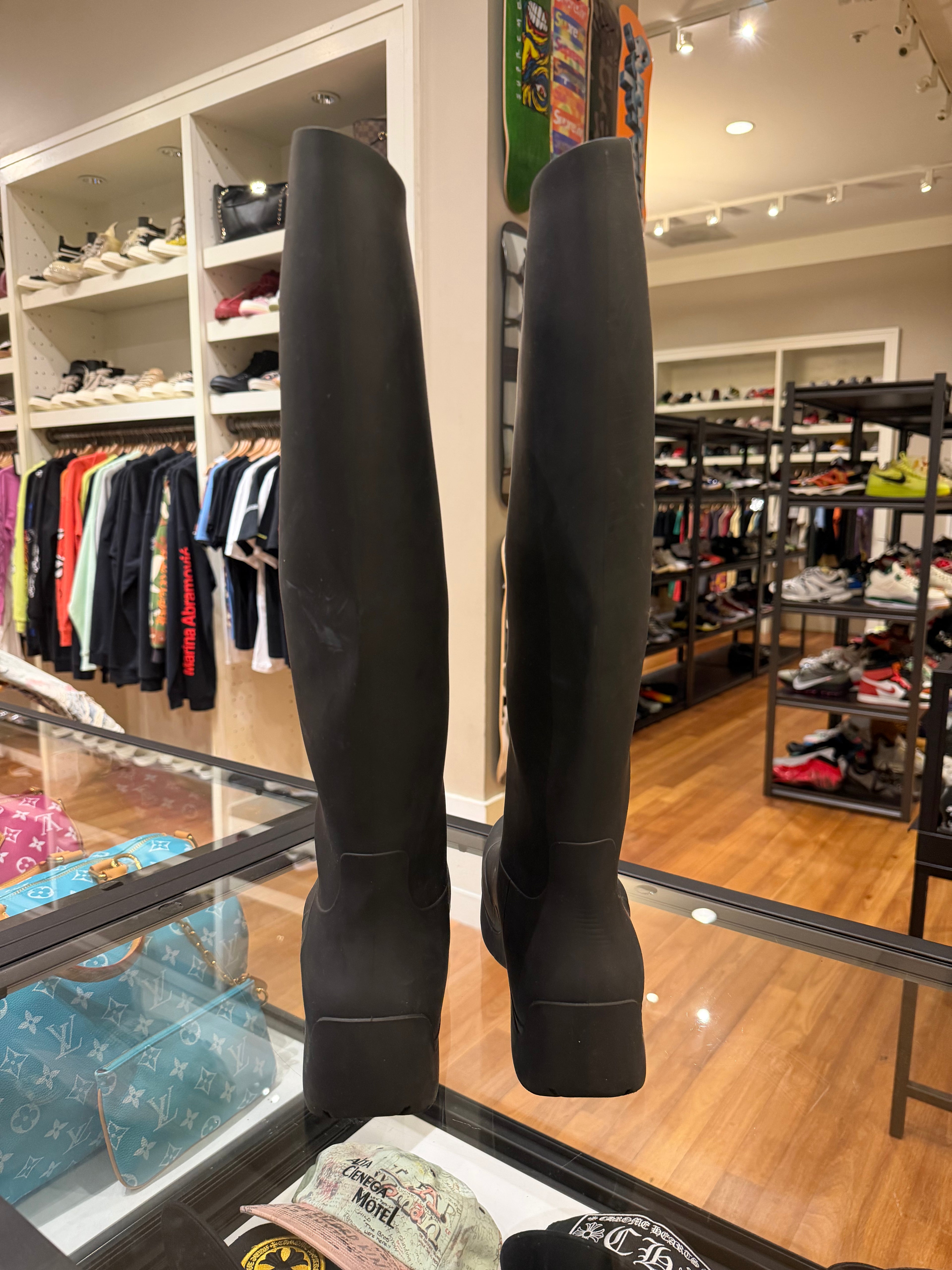 Bottega Veneta Puddle Long Boots- Black