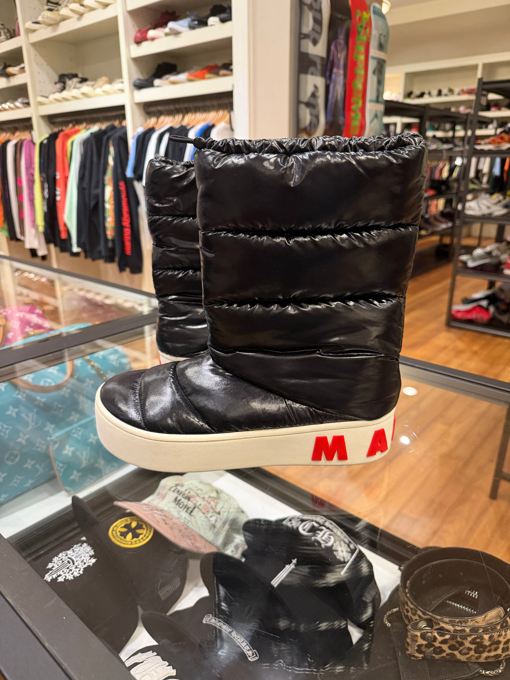 Marni Padded Boot- Black