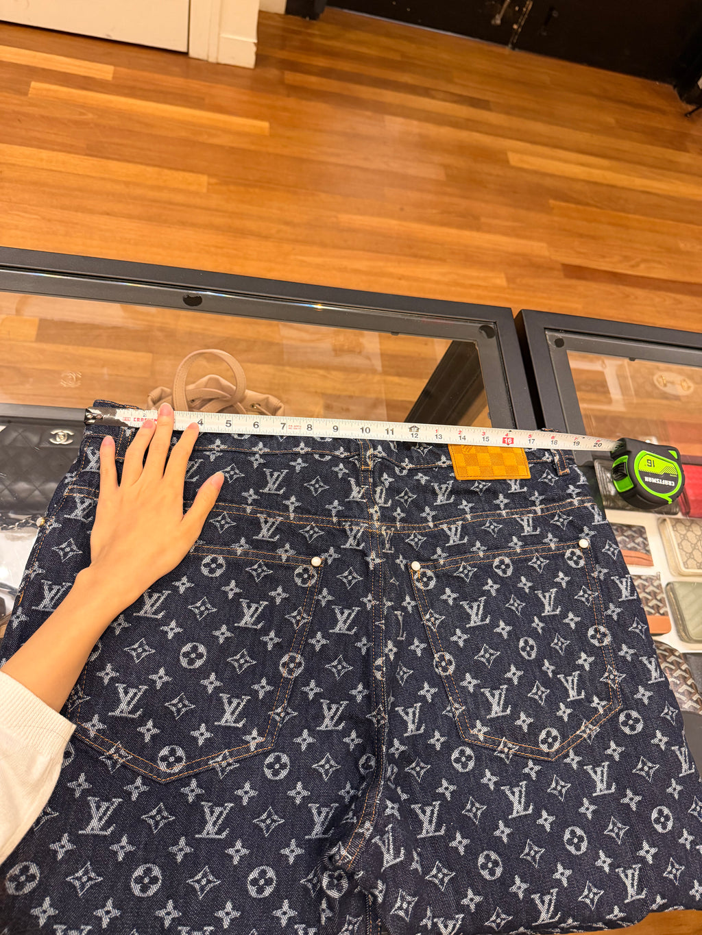 Louis Vuitton Monogram Jacquard Denim Jeans