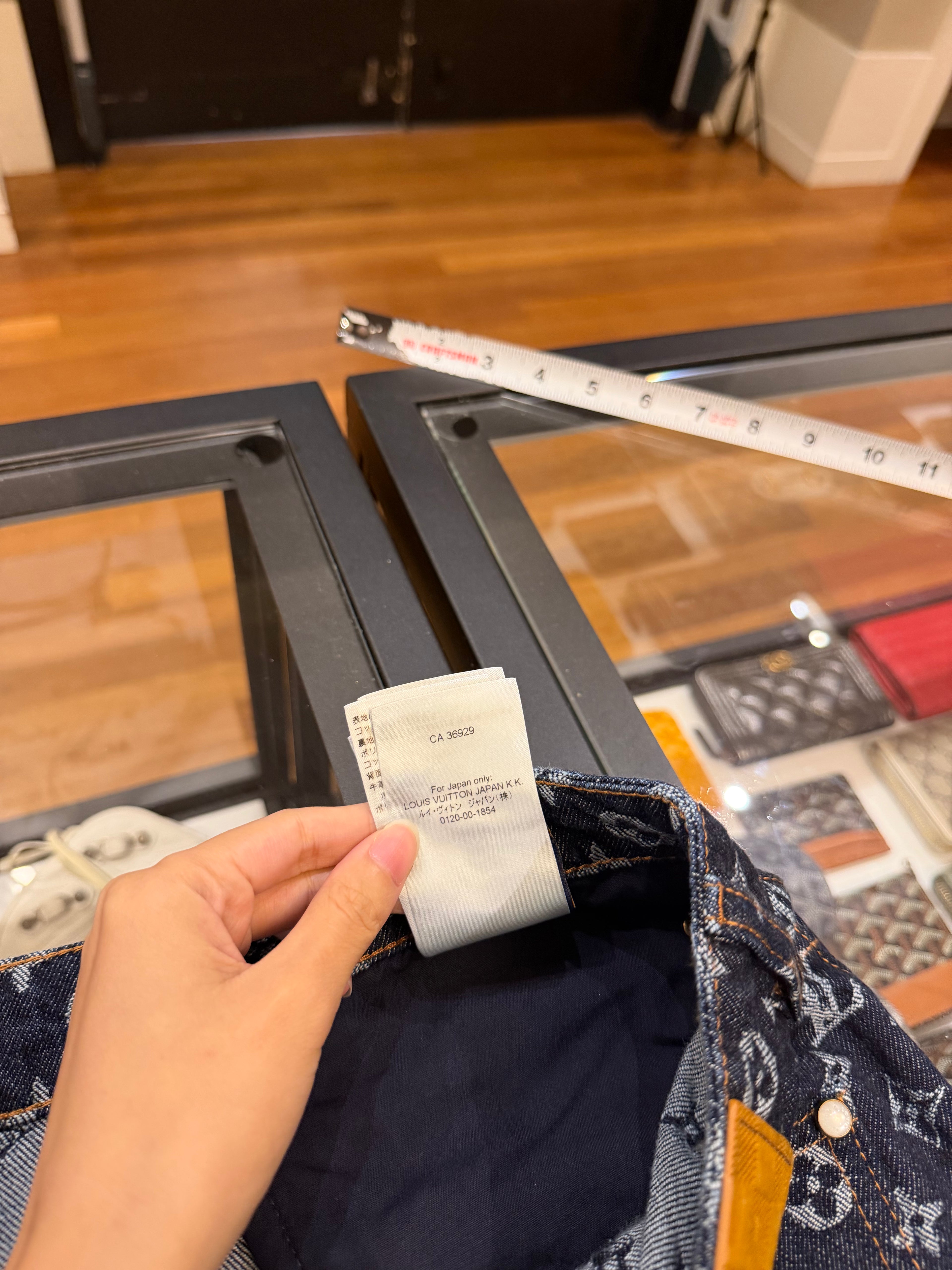 Louis Vuitton Monogram Jacquard Denim Jeans