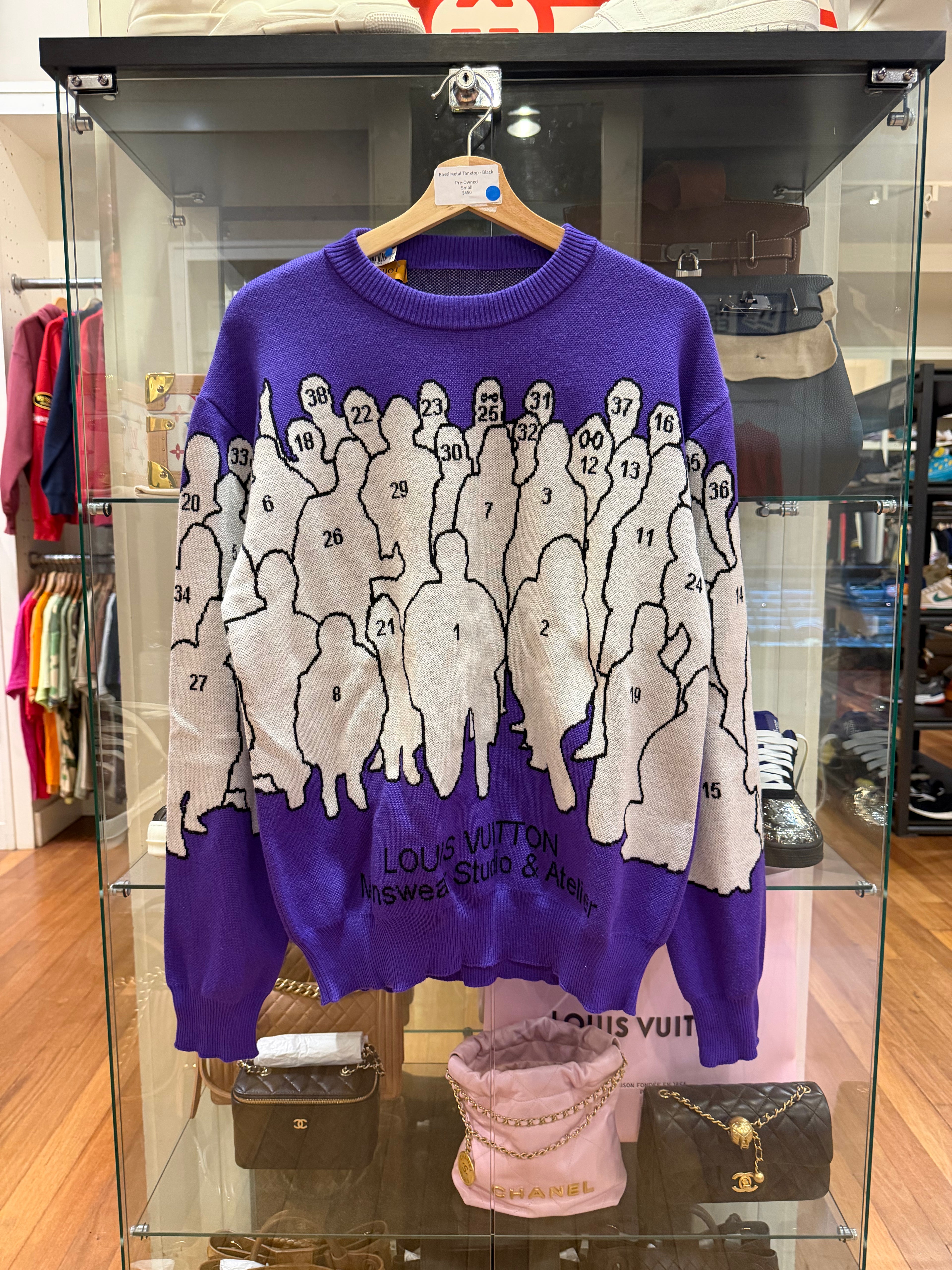 Louis Vuitton Studio Jacquard Crewneck Sweater