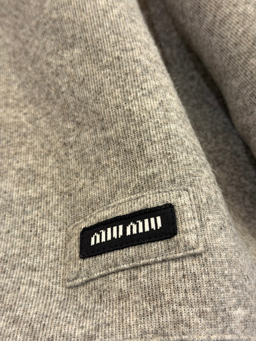 Miu Miu Fleece Full Zip Sherpa
Lined Hoodie