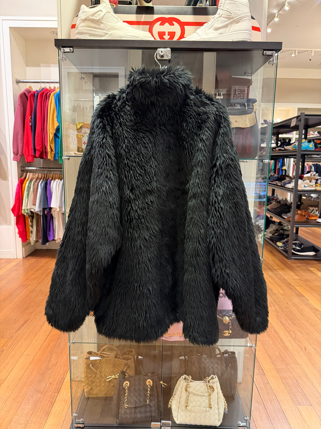 Balenciaga Faux Fur Jacket