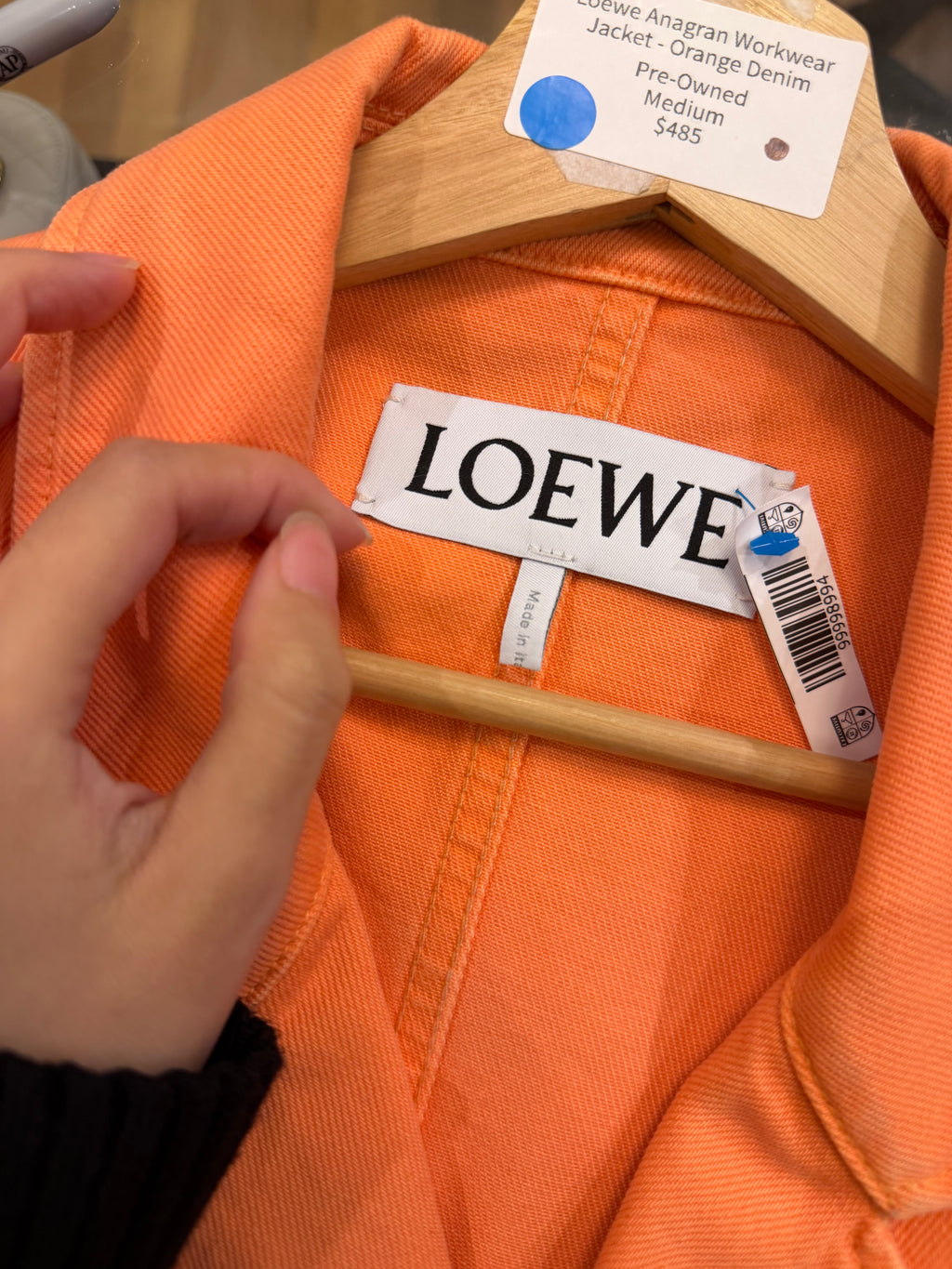 Loewe Anagran Workwear
Jacket - Orange Denim