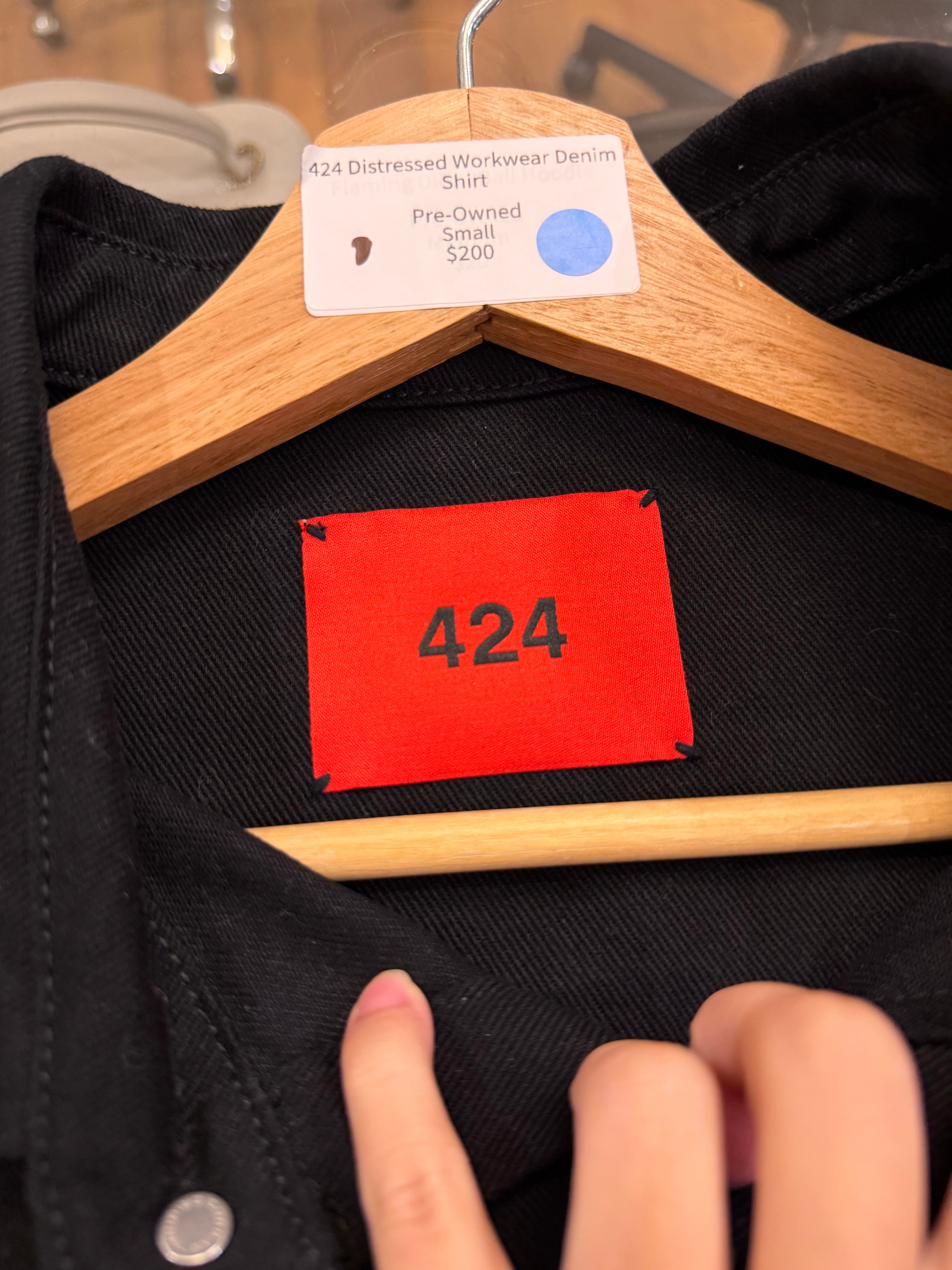 424 Distressed Workwear Denim
Jacket