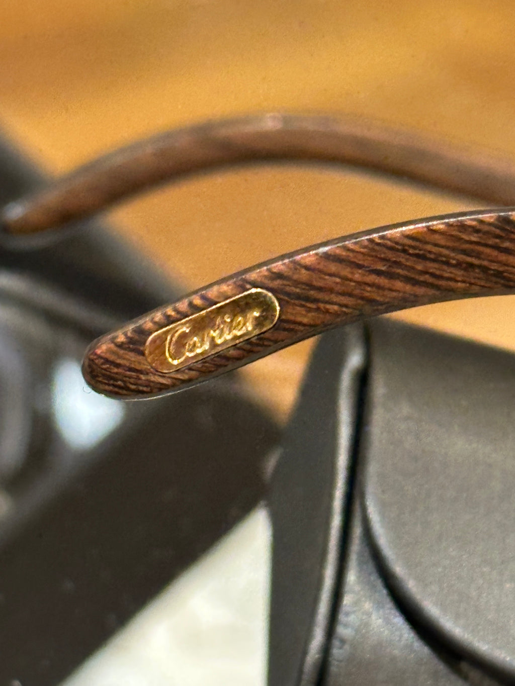 Cartier CT00520 Wood Gradient Sunglasses