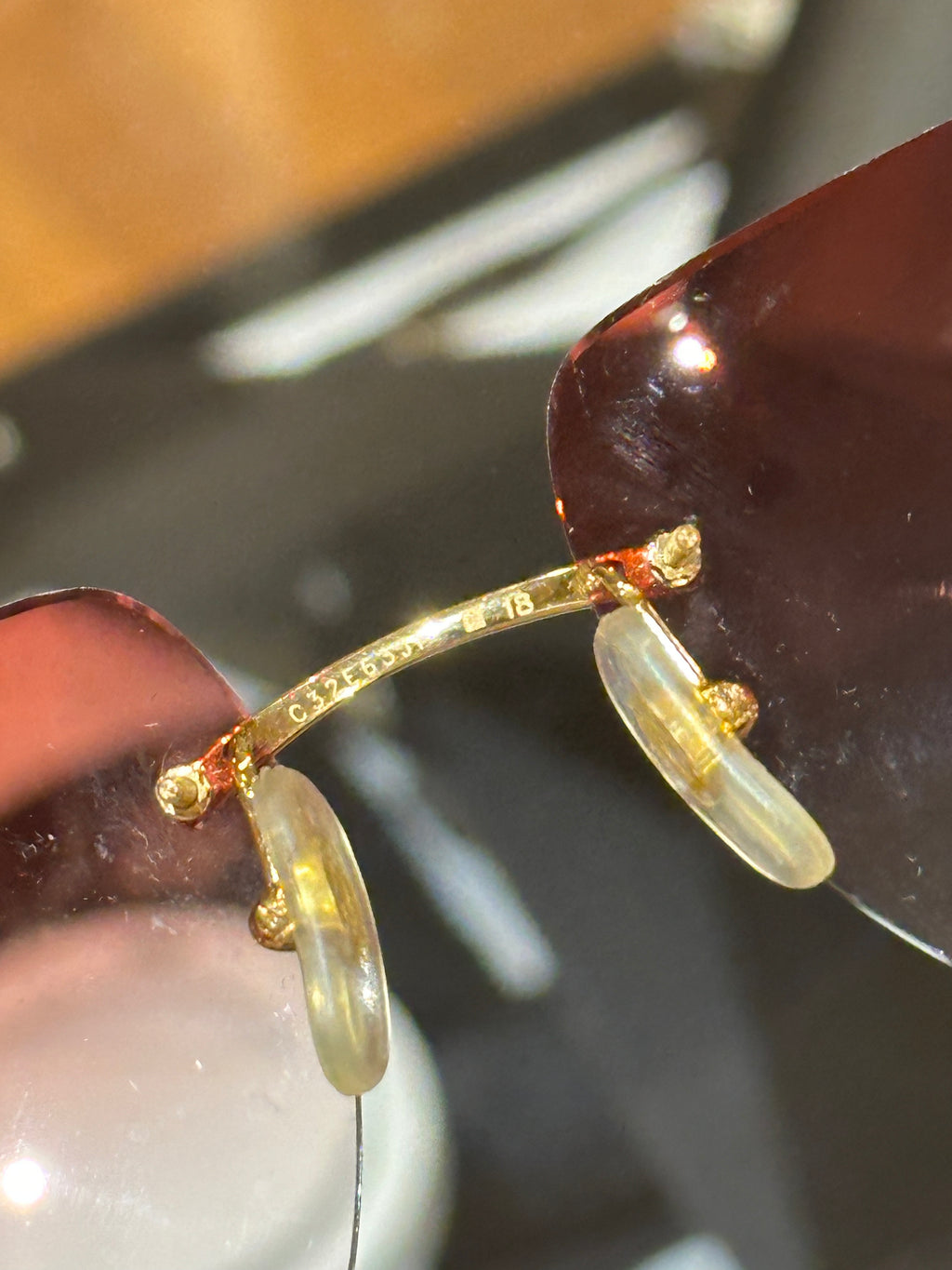 Cartier CT00520 Wood Gradient Sunglasses