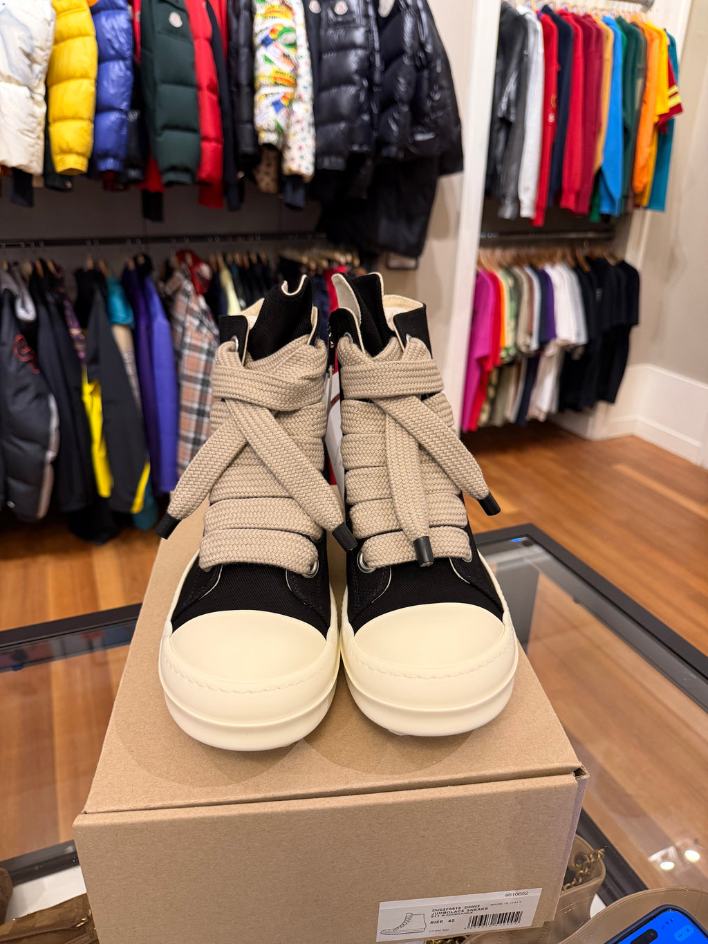 Rick Owens Jumbace Ramone High Tops