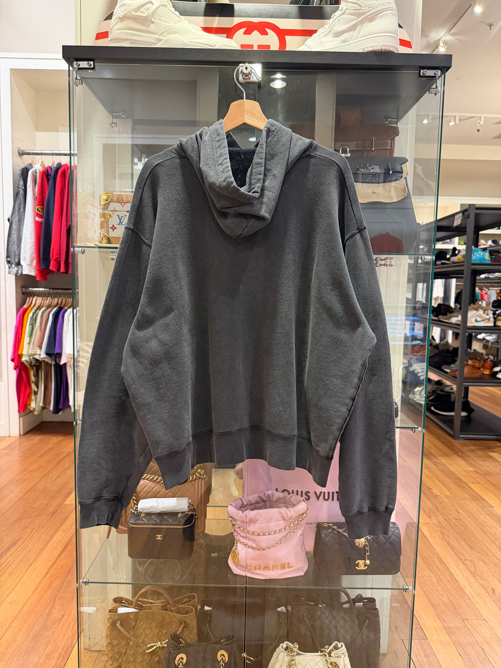 Balenciaga Washed Crayon Logo Hoodie