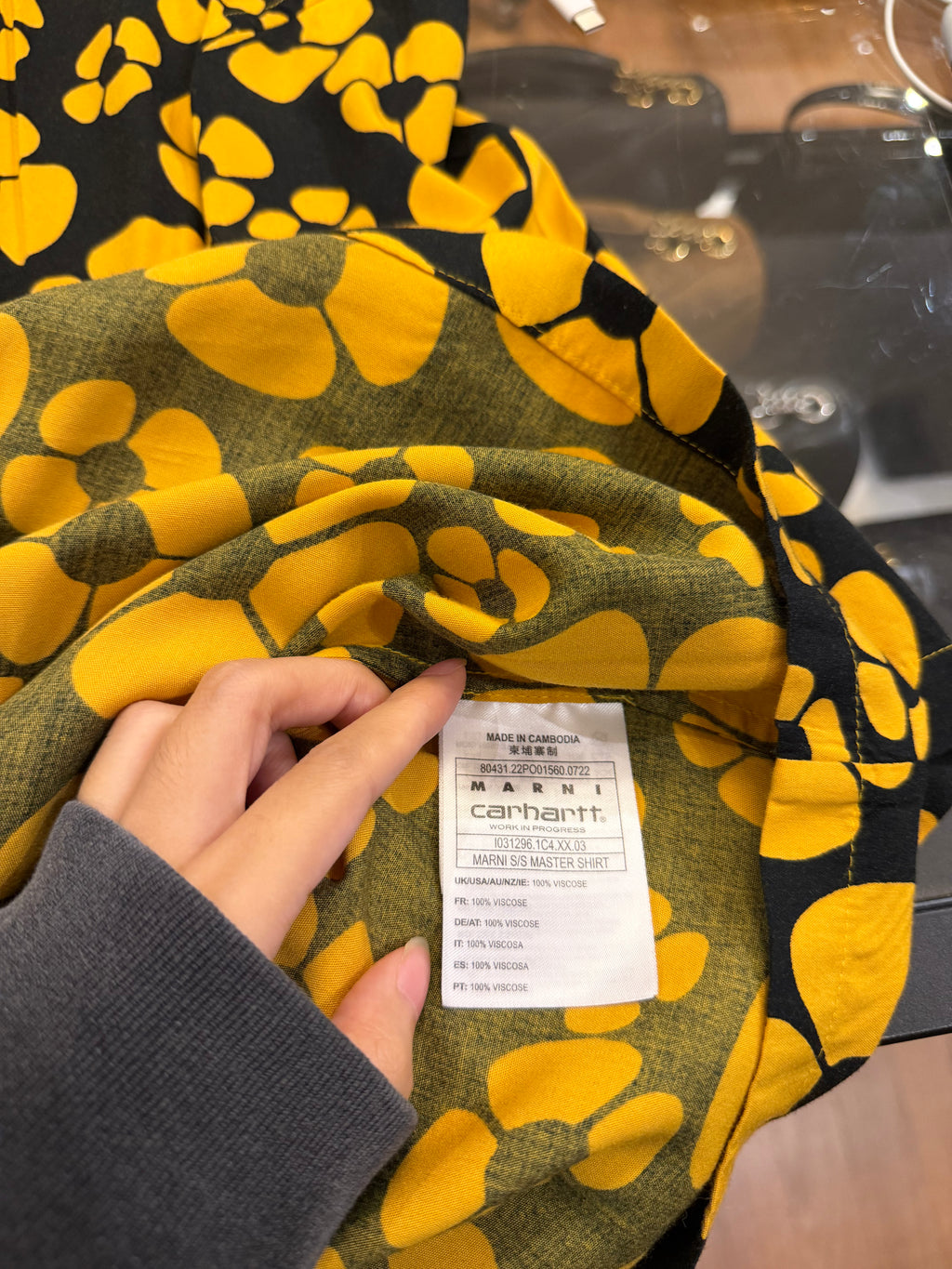 Marni X Carhartt WIP Button
Up Shirt 'Sunflower'