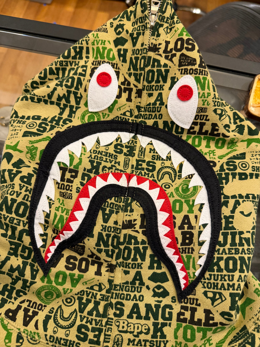 Bape XXV Cities Shark Full Zip