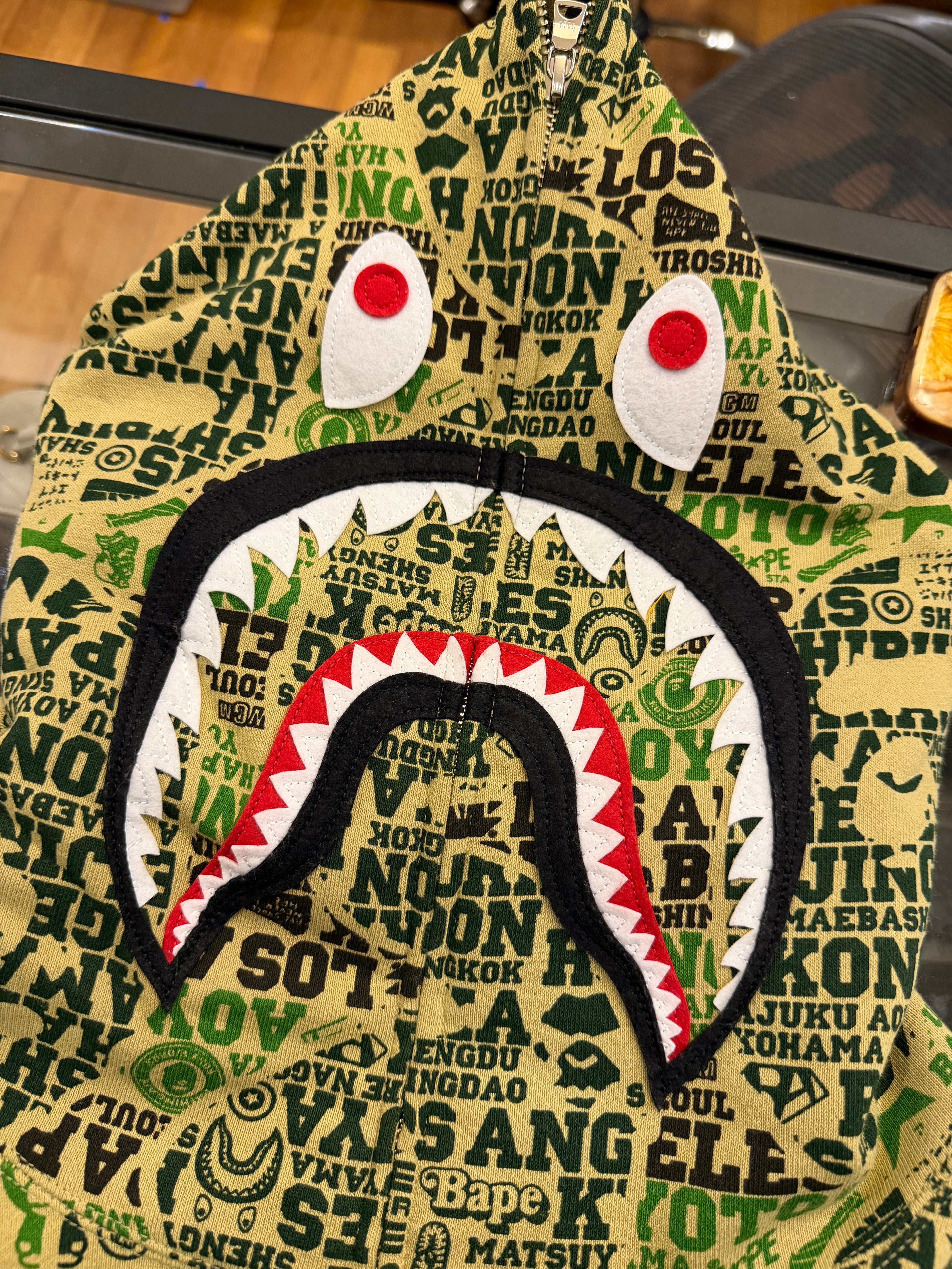 Bape XXV Cities Shark Full Zip