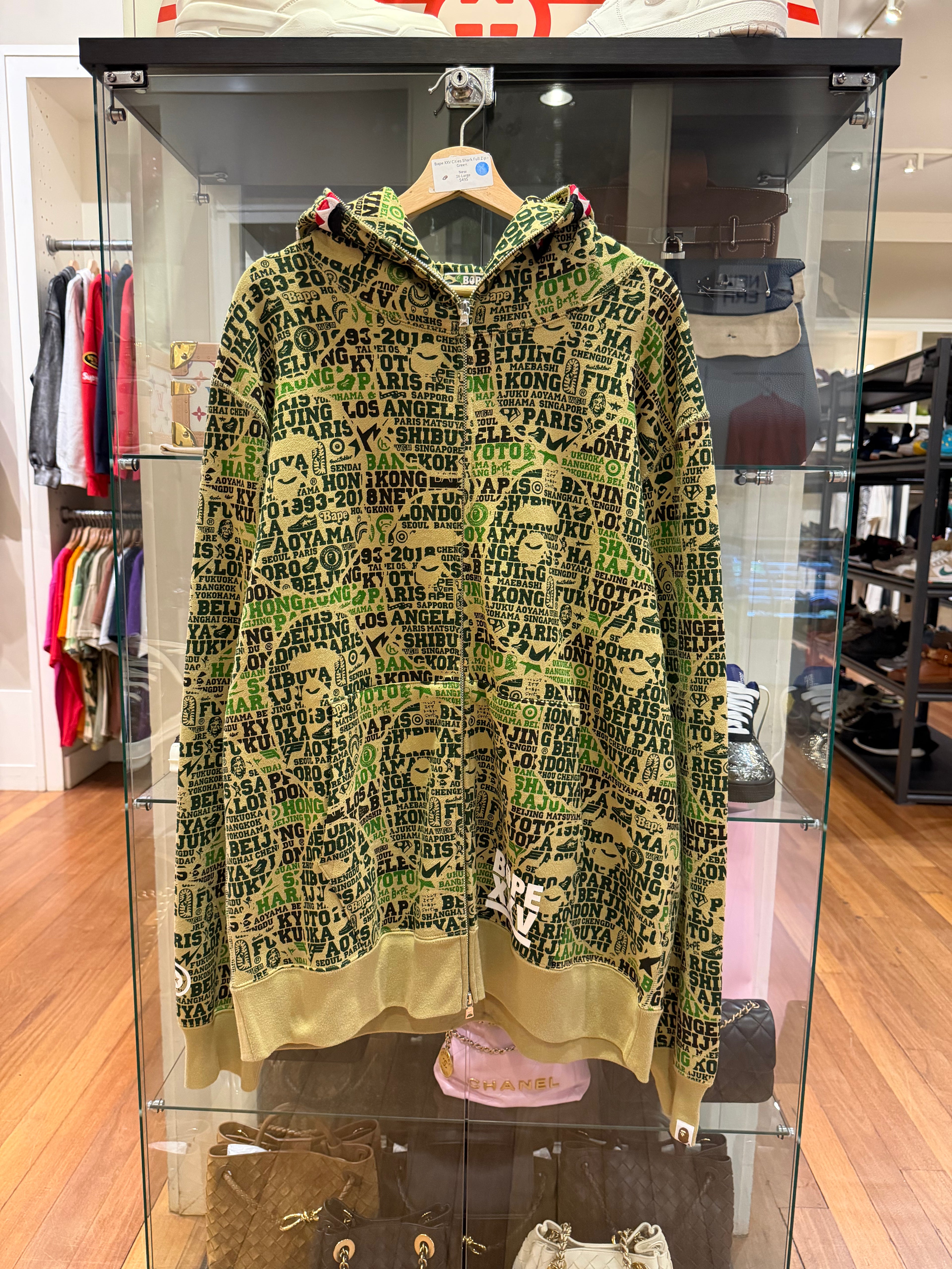 Bape XXV Cities Shark Full Zip