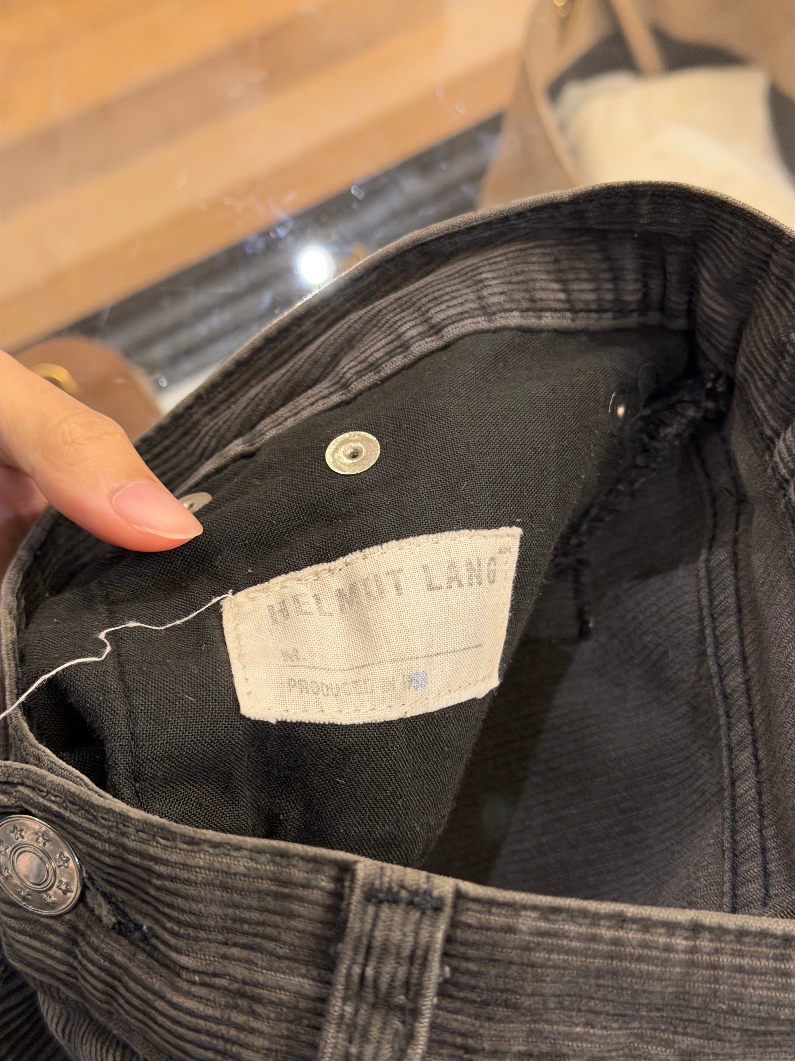 Helmut Lang Corduroy Pants -
Grey
