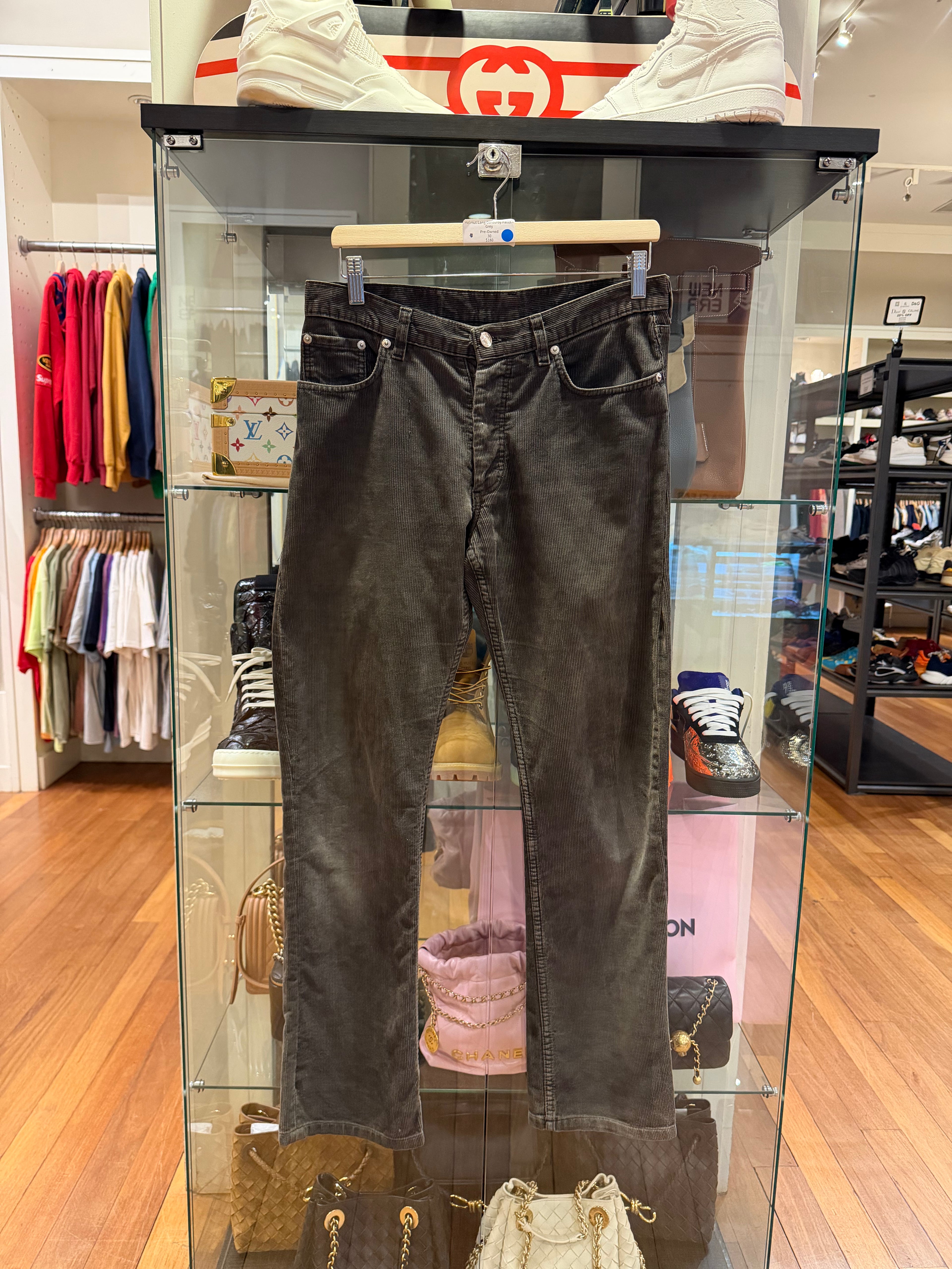 Helmut Lang Corduroy Pants -
Grey