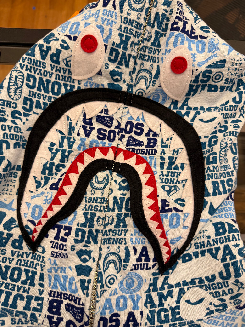 Bape XXV Cities Shark Full Zip-