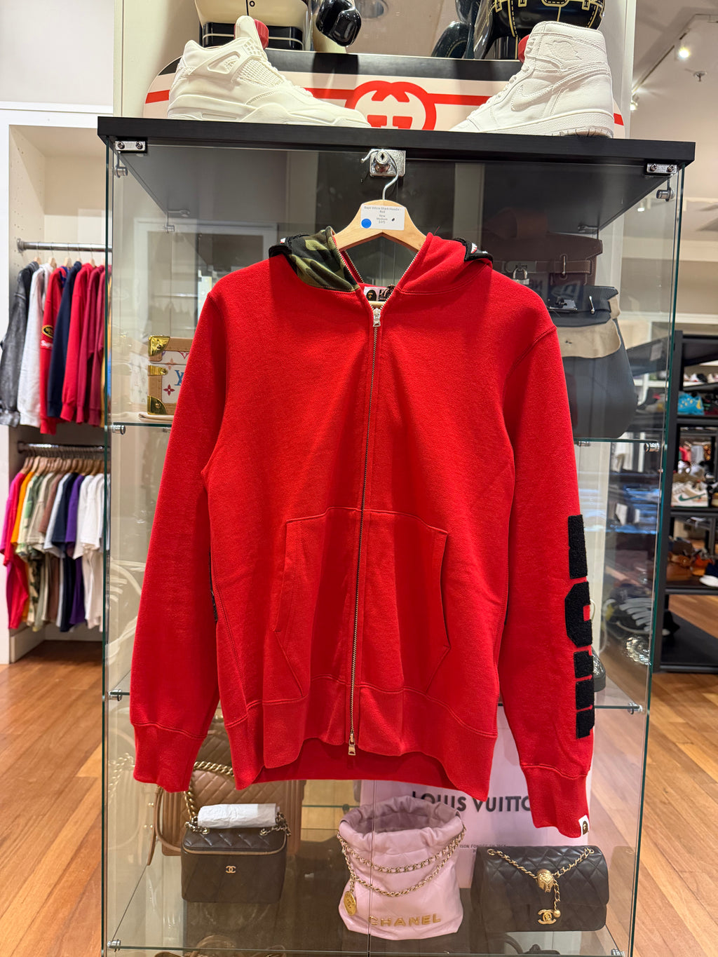Bape Velcro Shark Hoodie