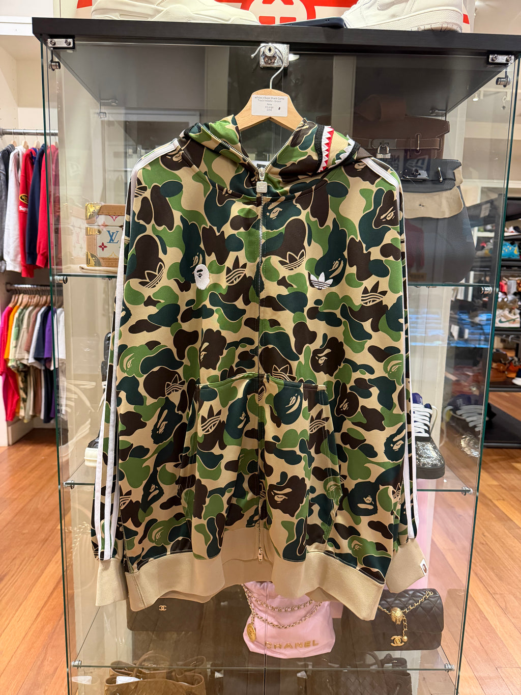 adidas x Bape Shark Camo
Track Hoodie