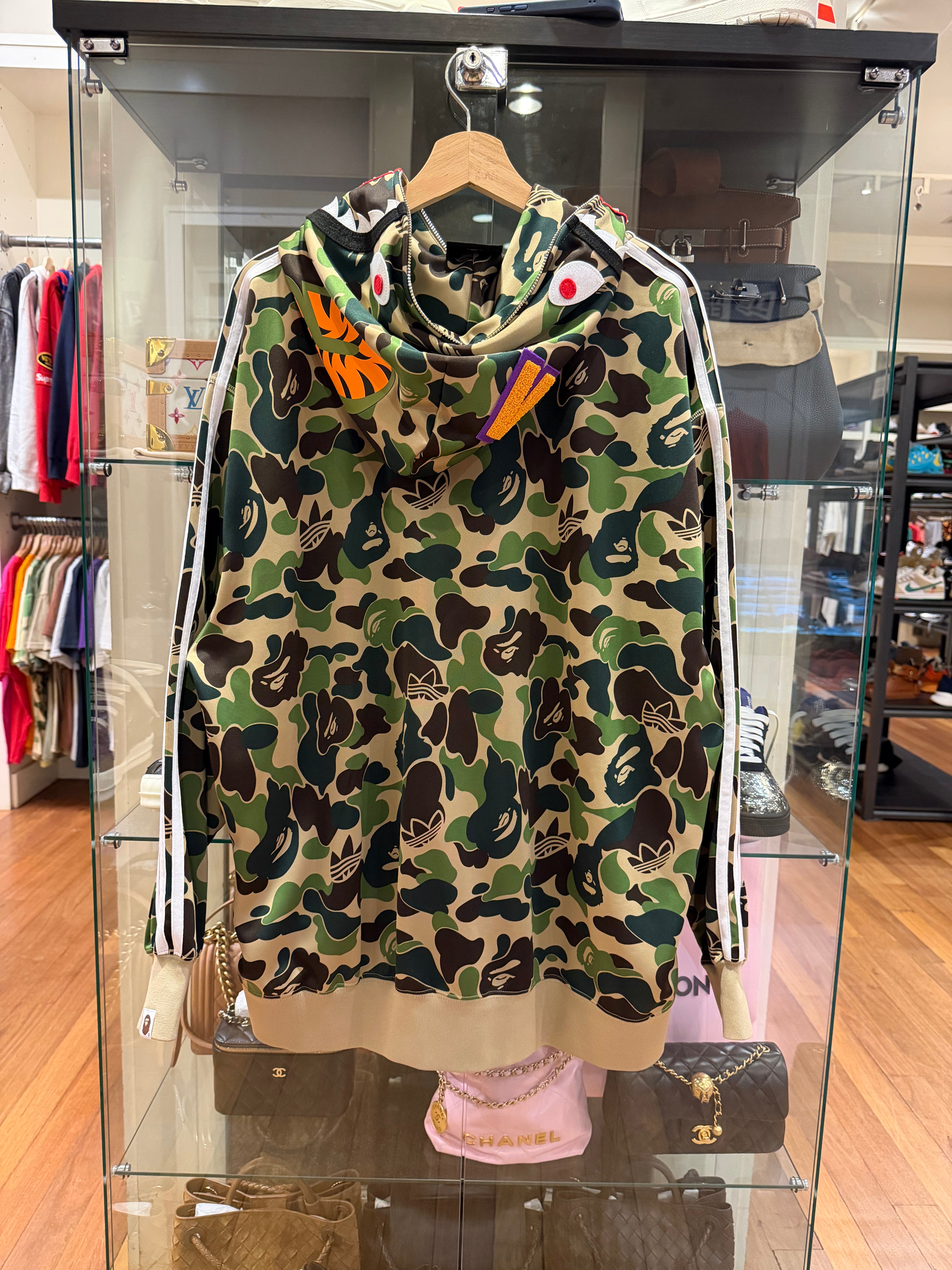 adidas x Bape Shark Camo
Track Hoodie