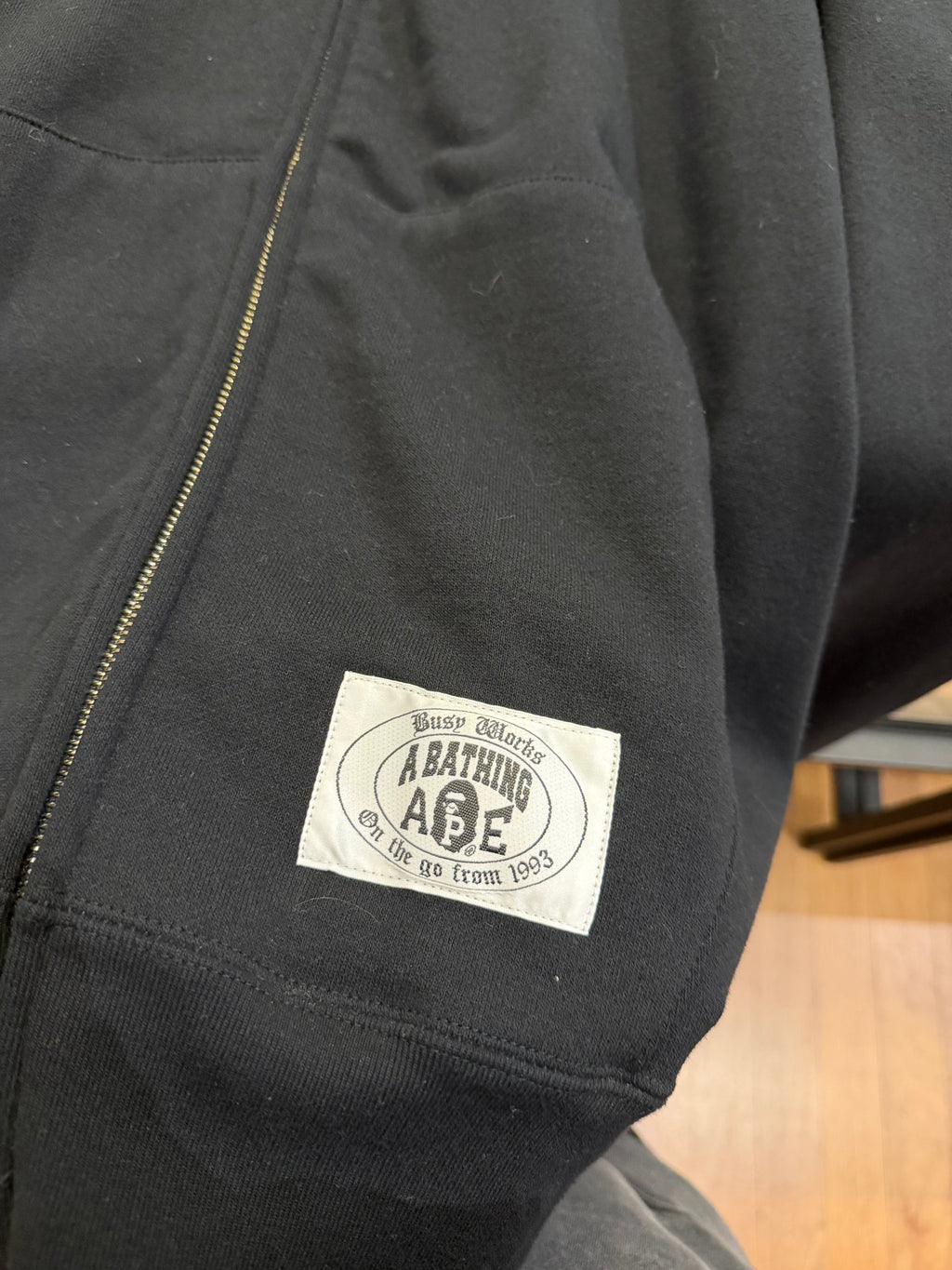 BAPE Embroidered Scuba
Hoodie -Black/Camo