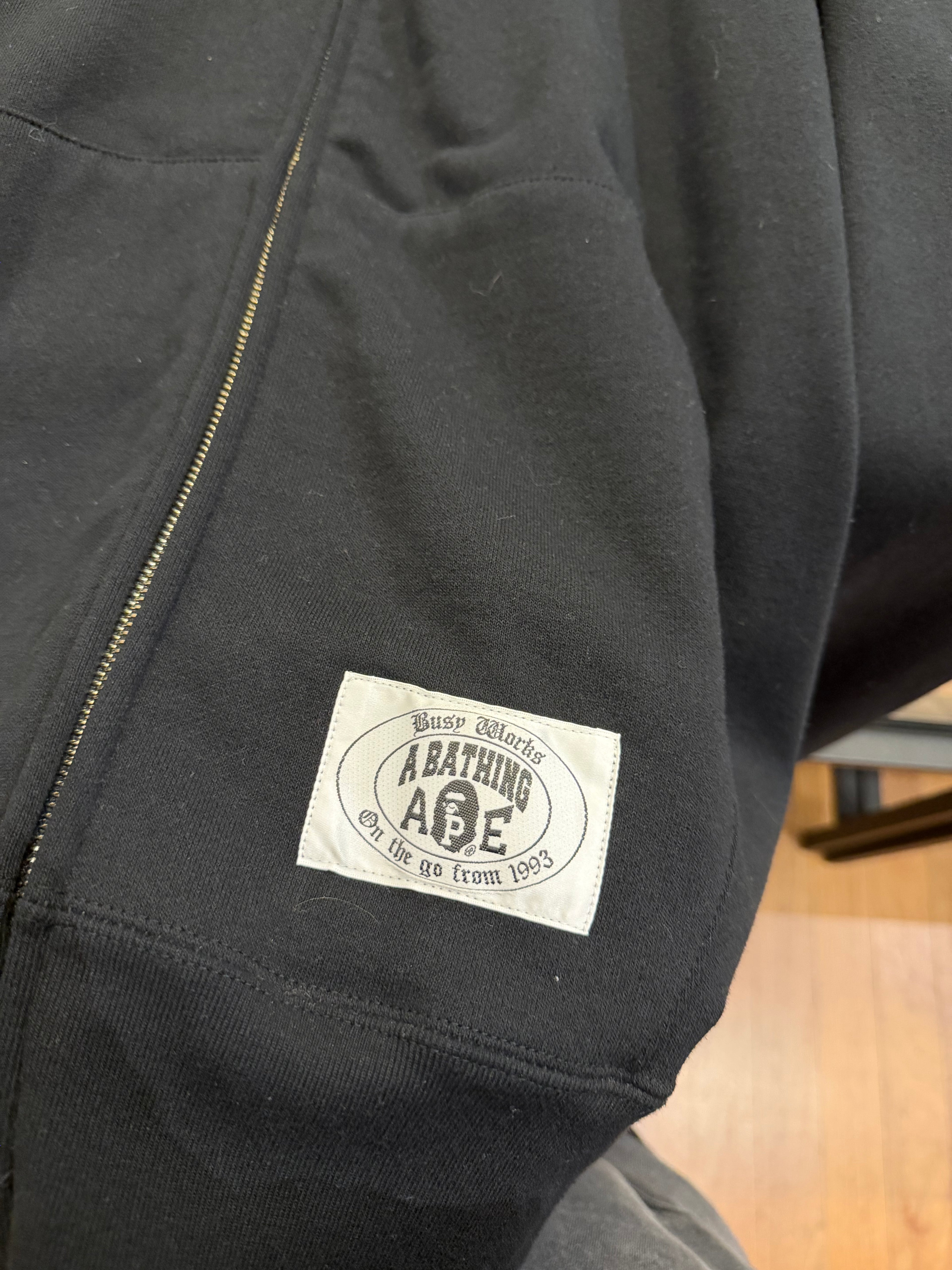 BAPE Embroidered Scuba
Hoodie -Black/Camo