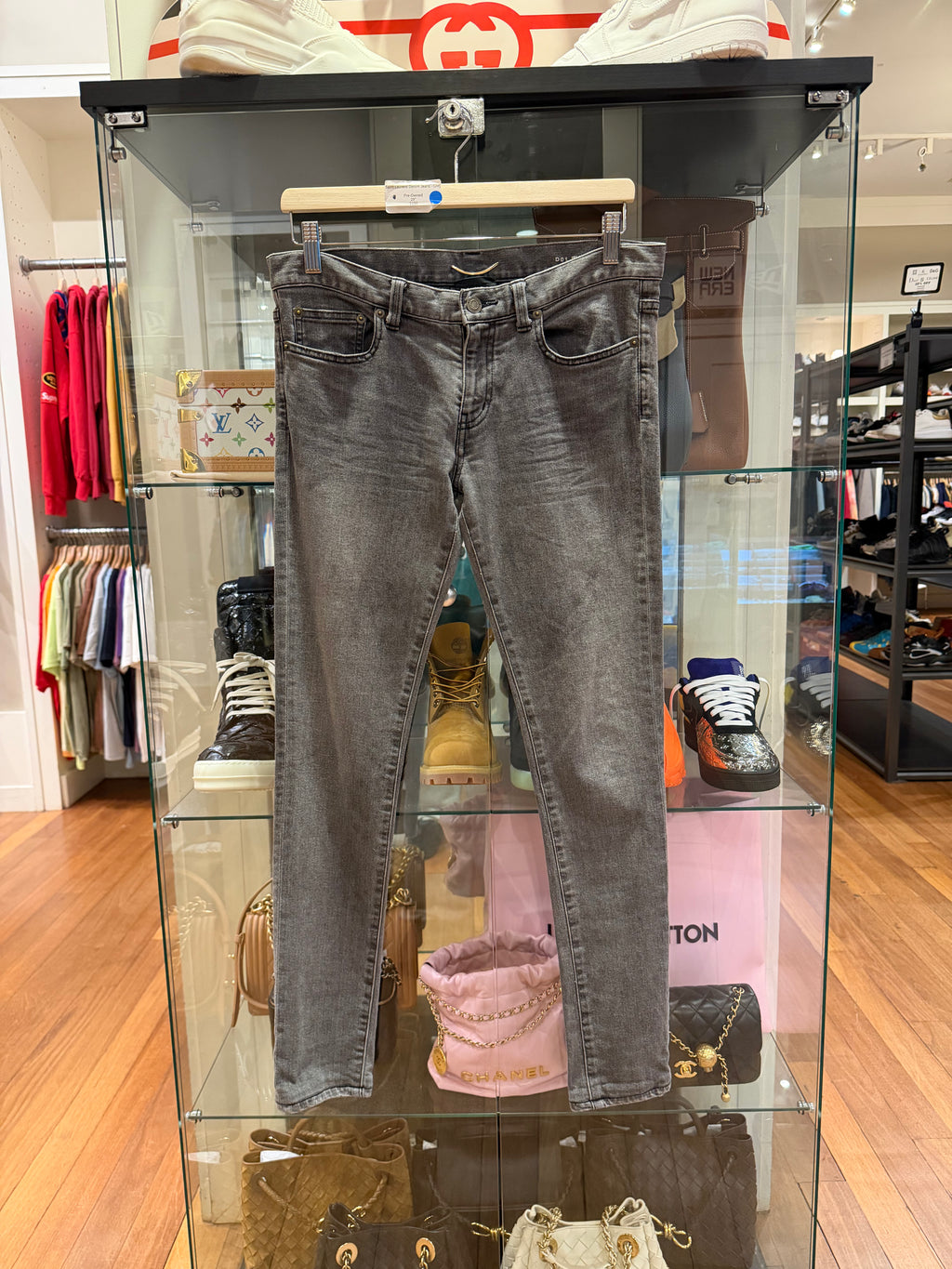 Saint Laurent Denim Jeans - Grey