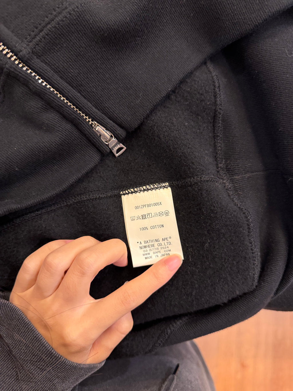 BAPE Embroidered Scuba
Hoodie -Black/Camo