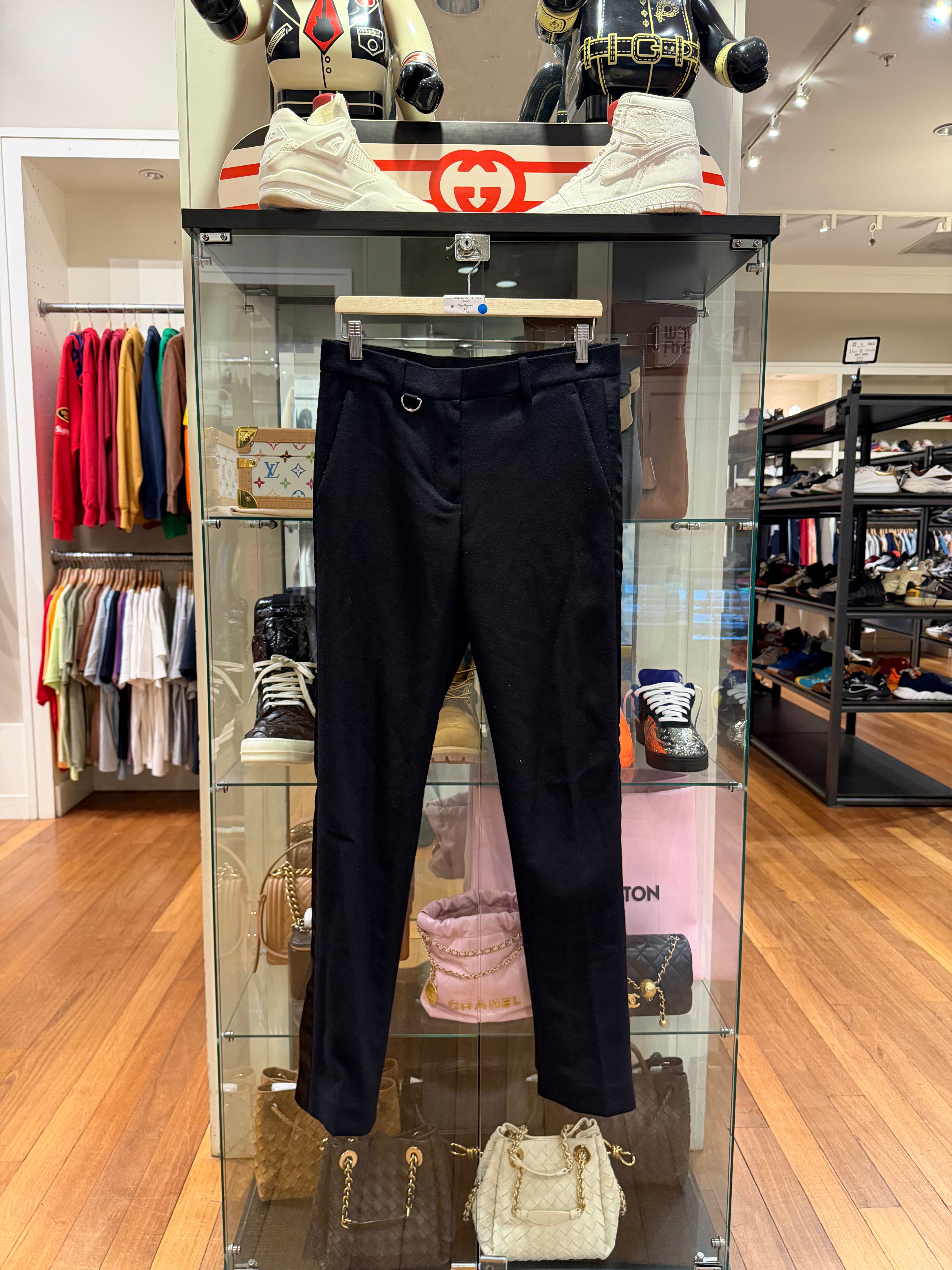 Sacai Wool Loose Fit Trousers
- Navy