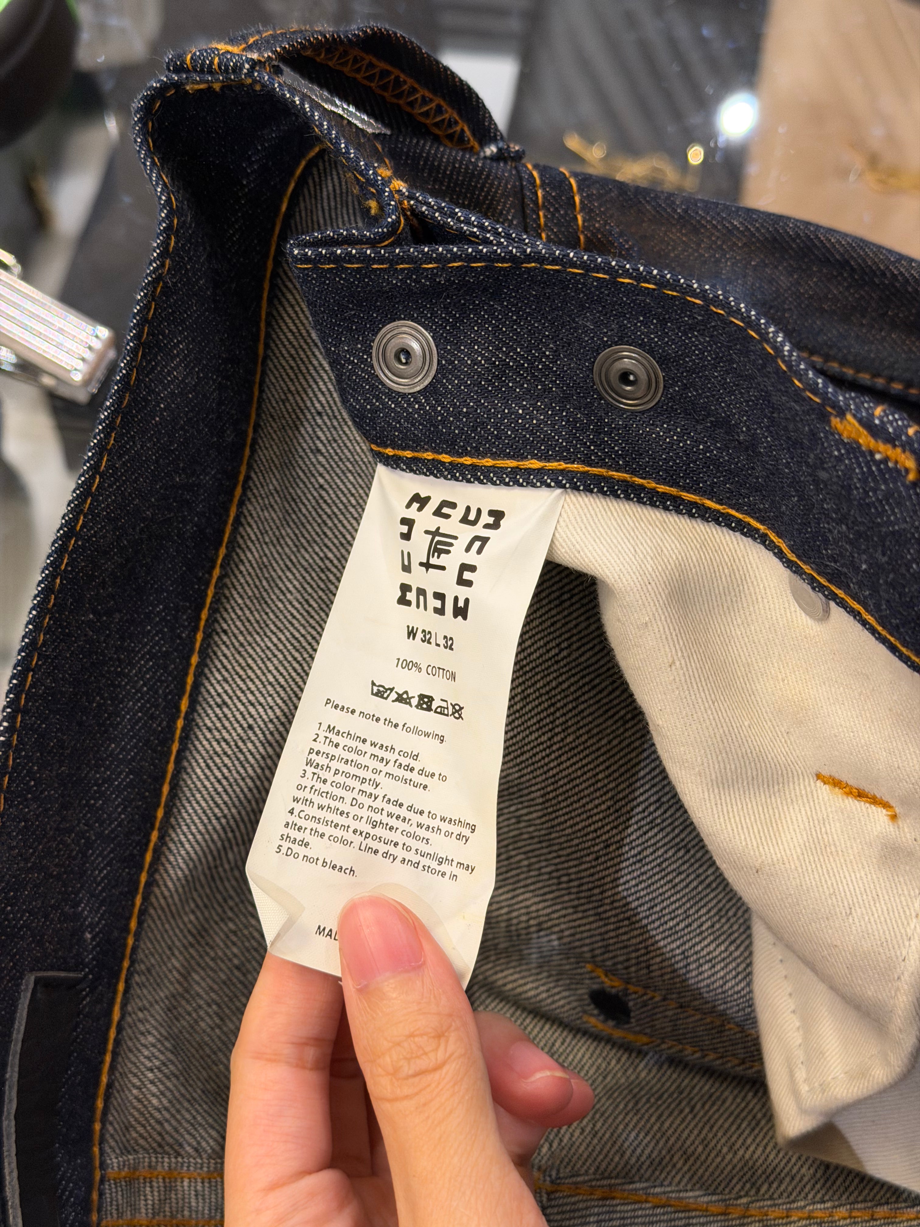 Master Craft Union Paint
Splatter Jeans - Navy