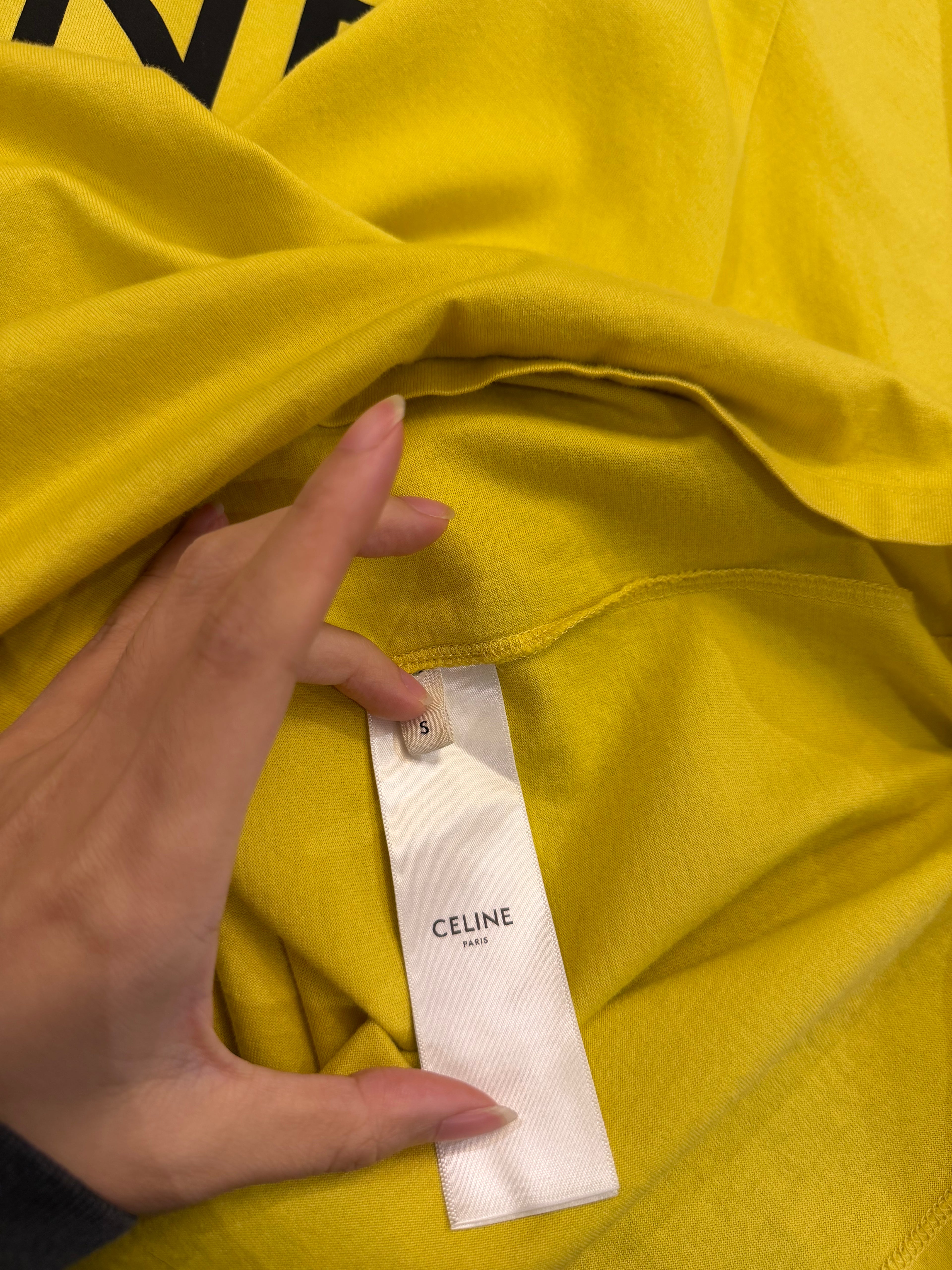 Celine Tee -Yellow