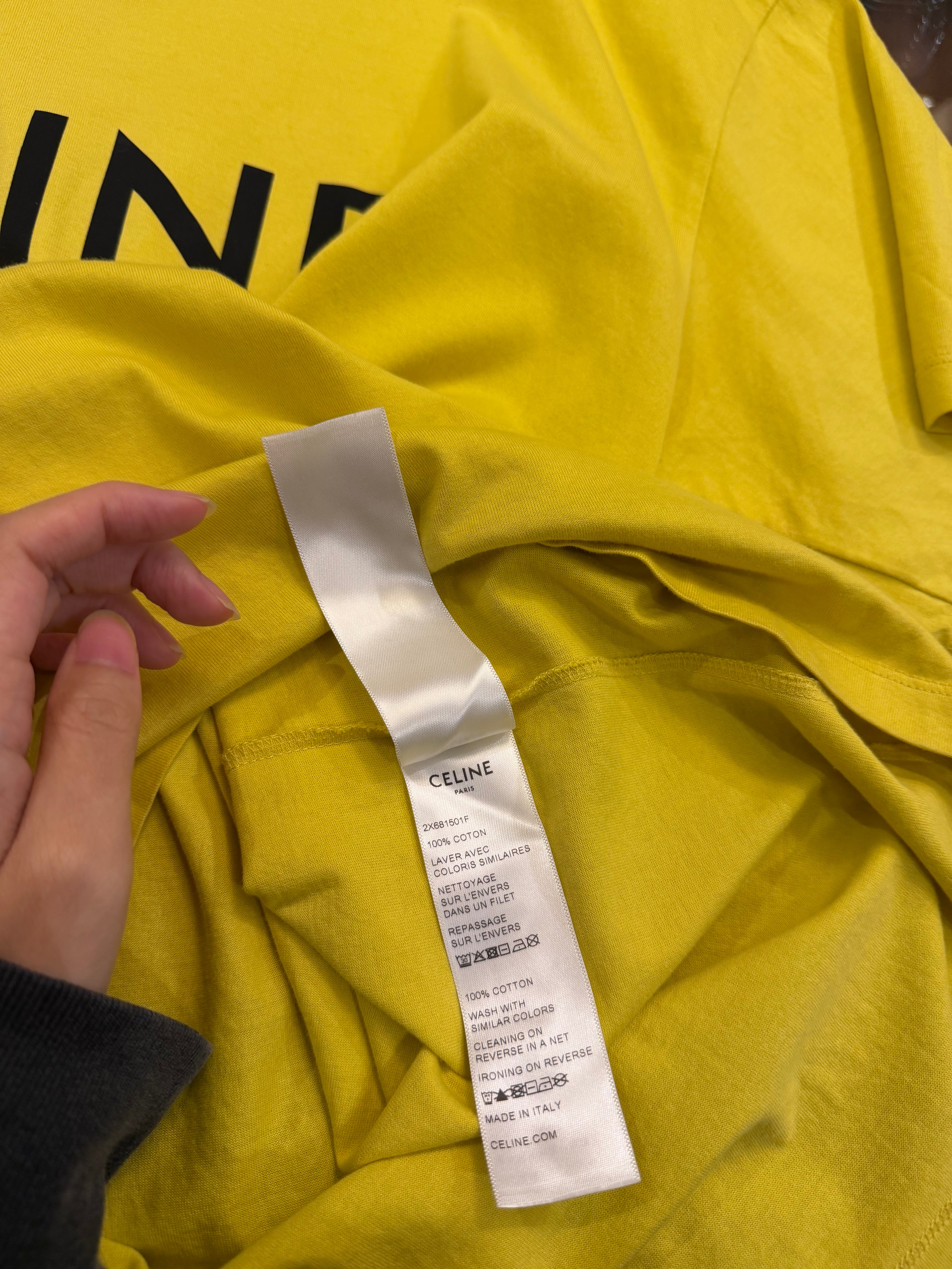 Celine Tee -Yellow