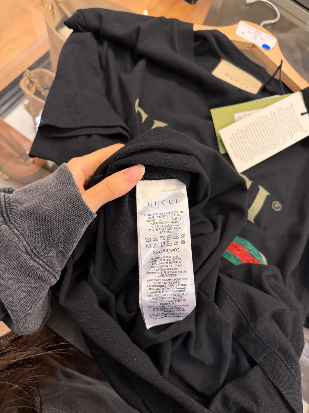 Gucci Interlocking G Logo Tee
- Black