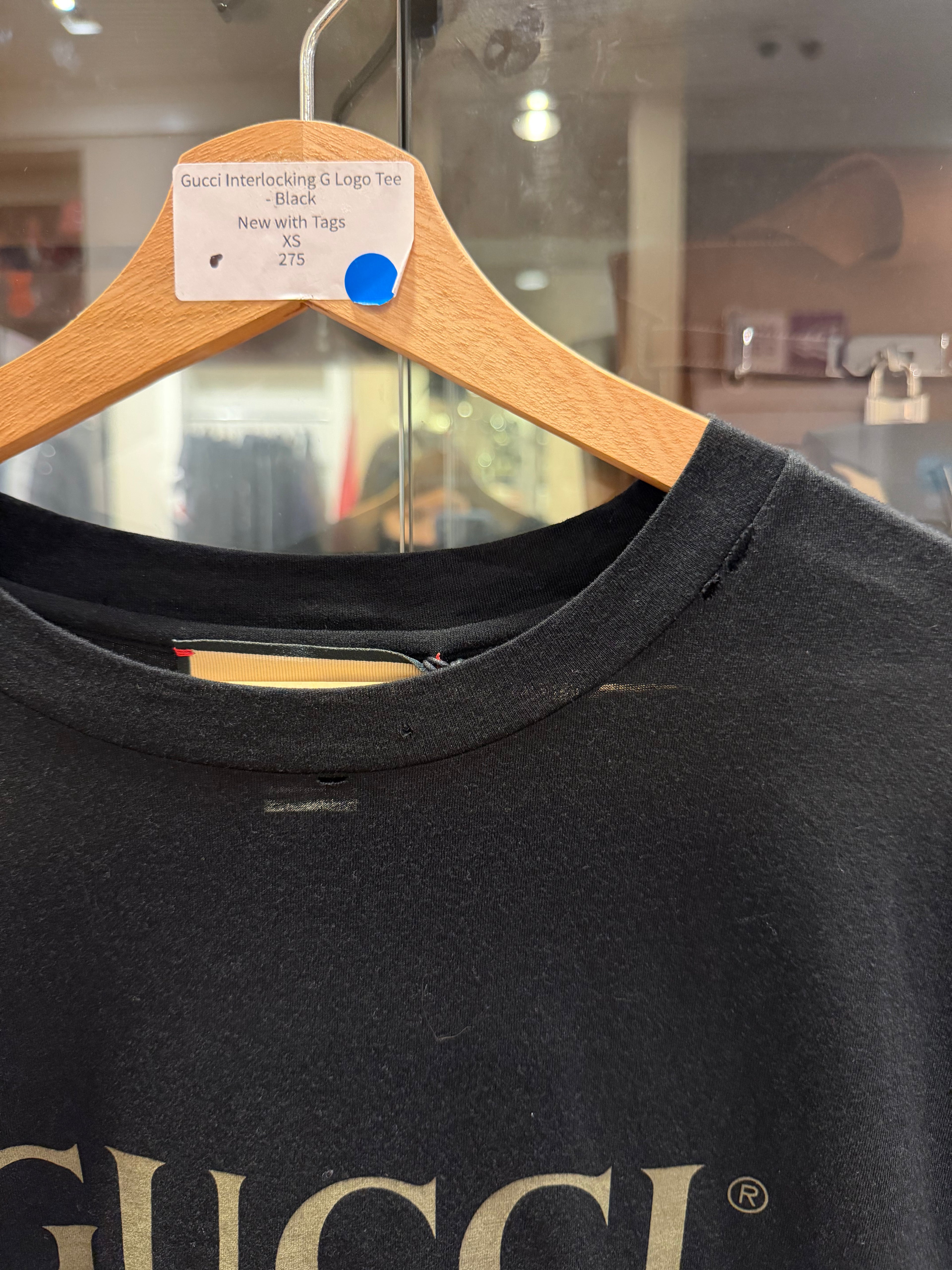 Gucci Interlocking G Logo Tee
- Black