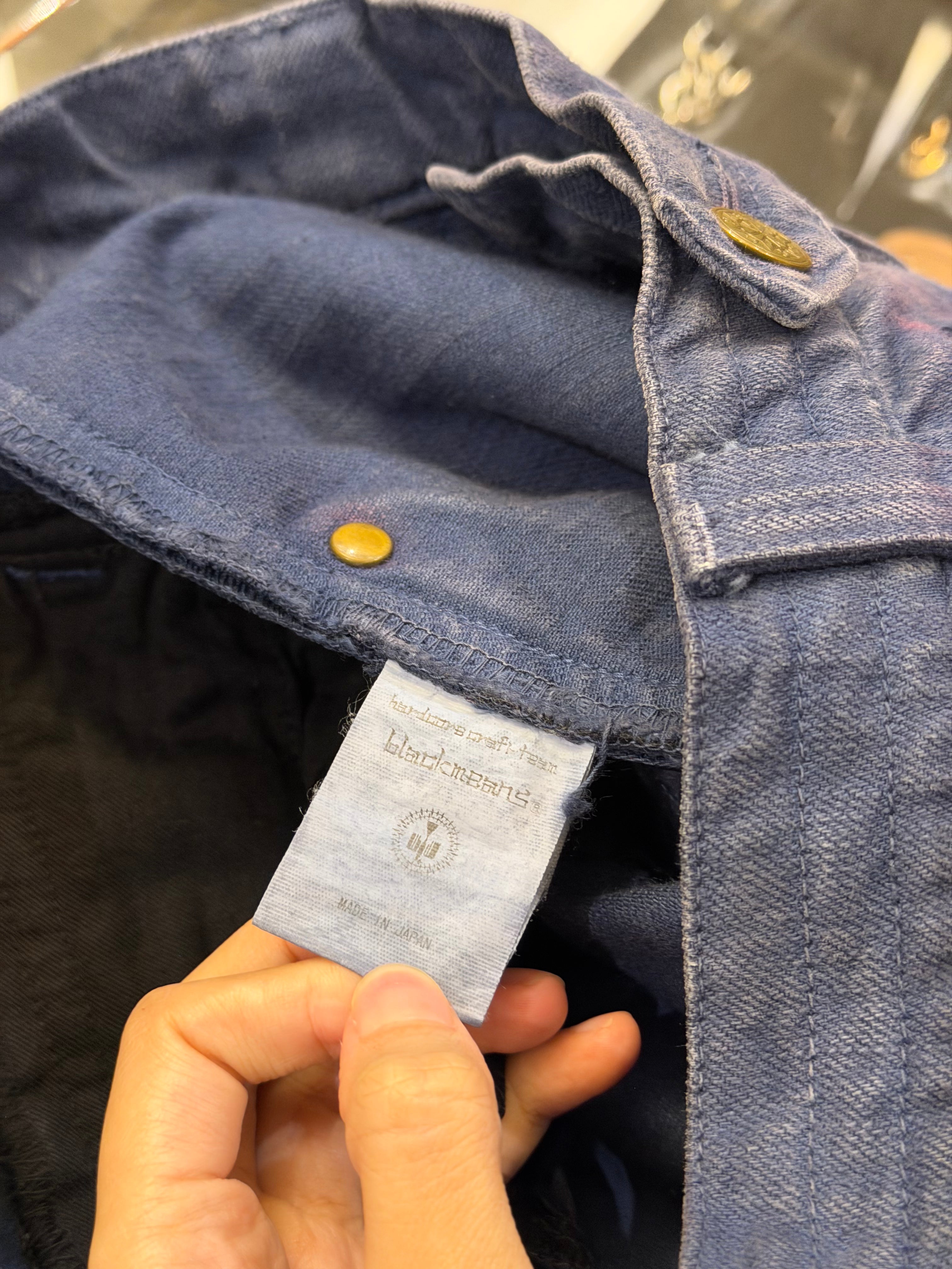 Black Means Bondage Cargo
Denim Pants - Blue