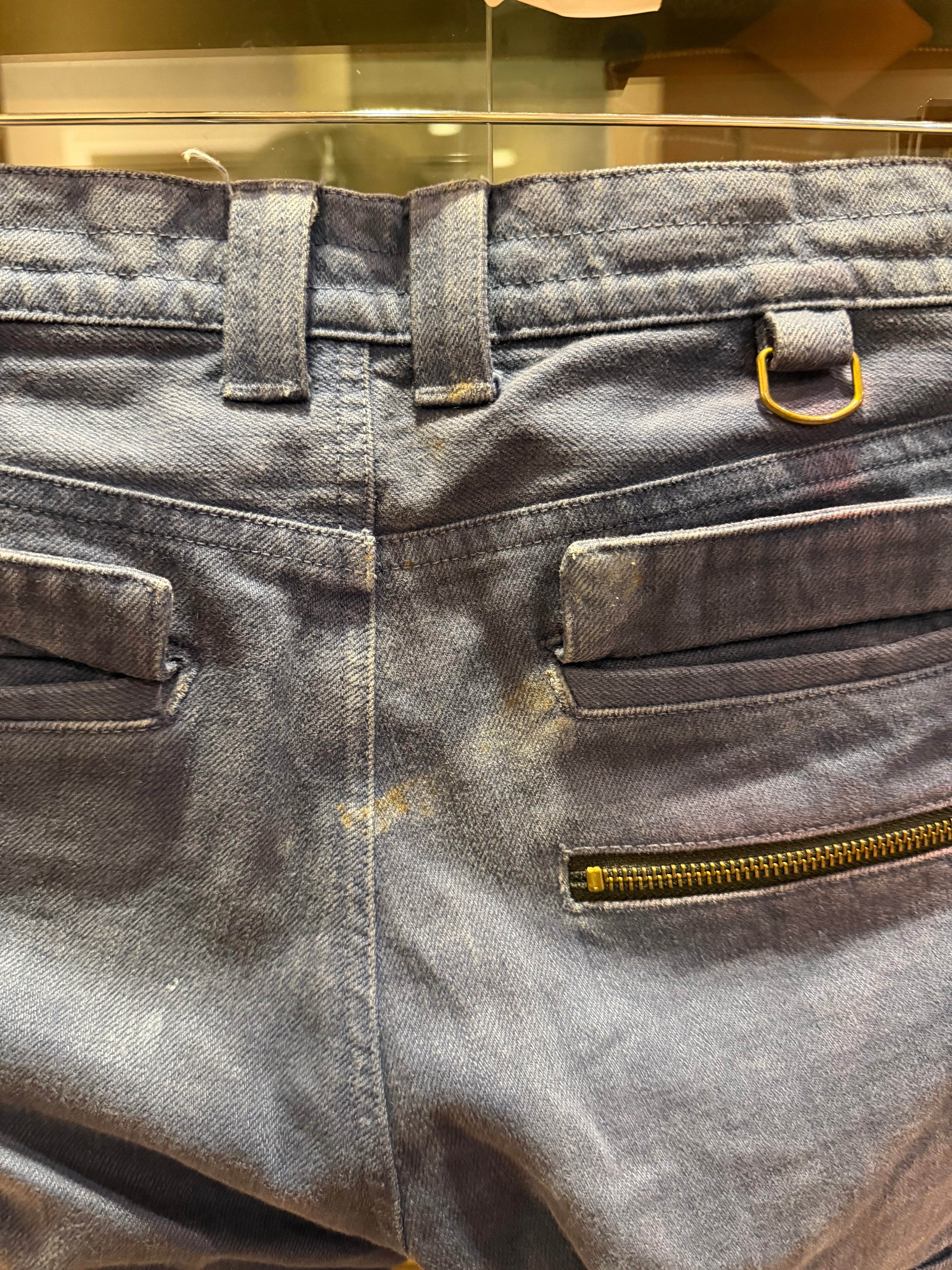 Black Means Bondage Cargo
Denim Pants - Blue