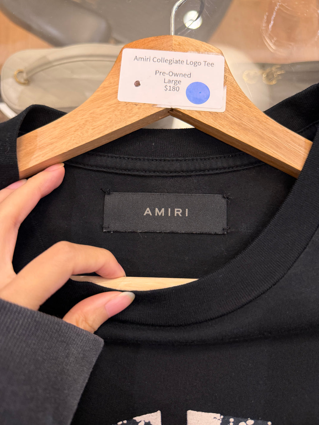 Amiri Collegiate Logo Tee