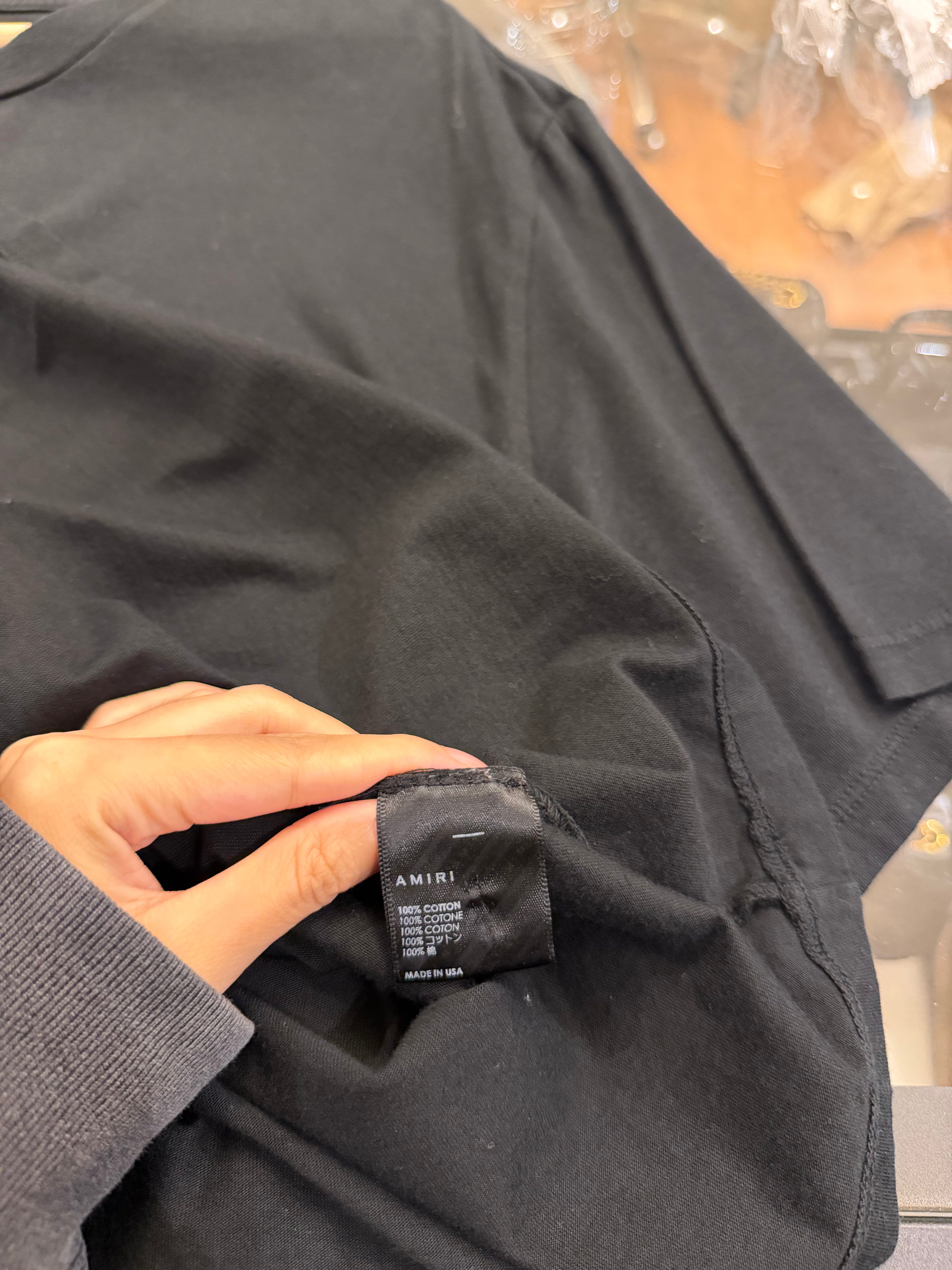 Amiri Collegiate Logo Tee