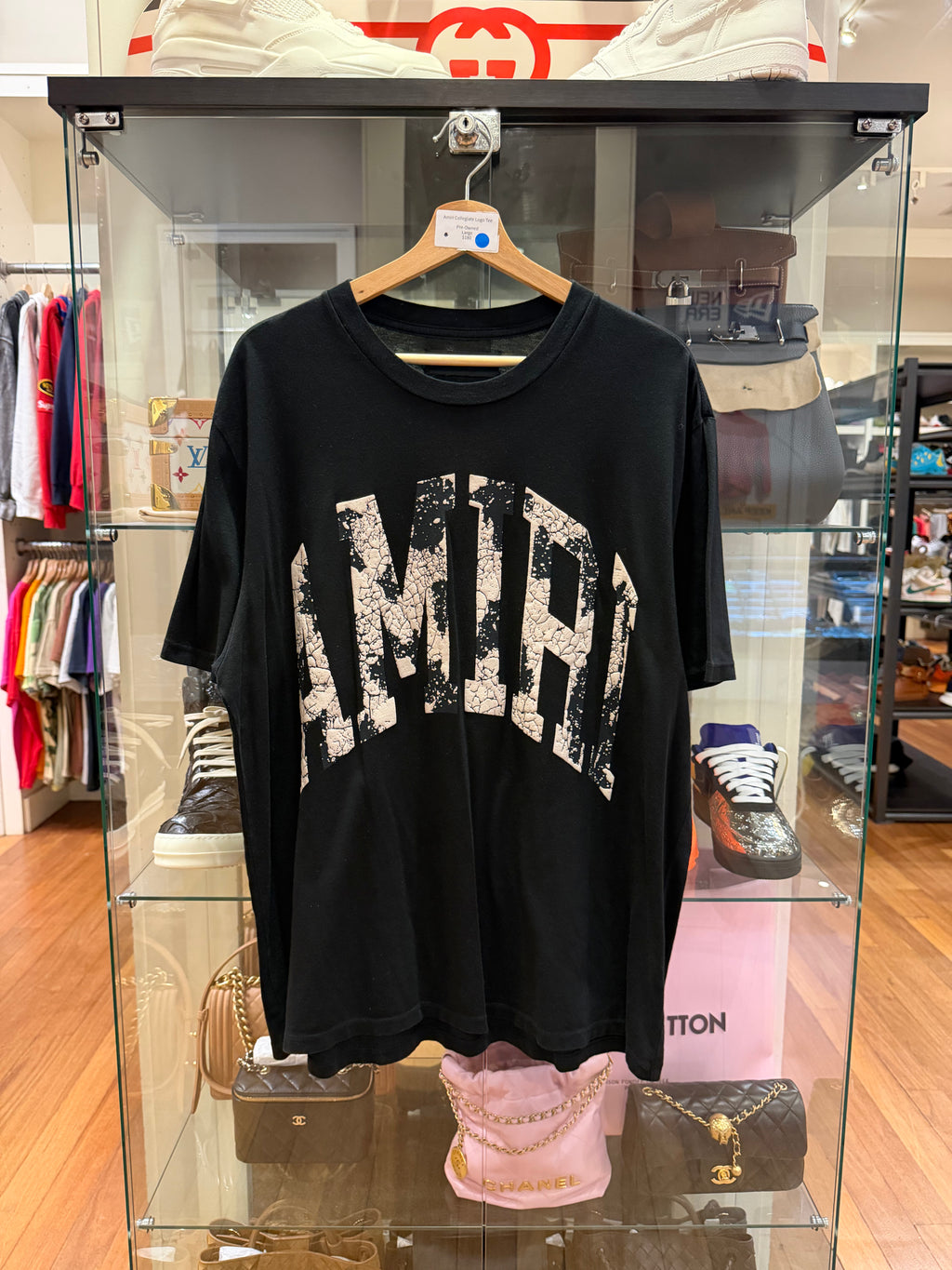 Amiri Collegiate Logo Tee