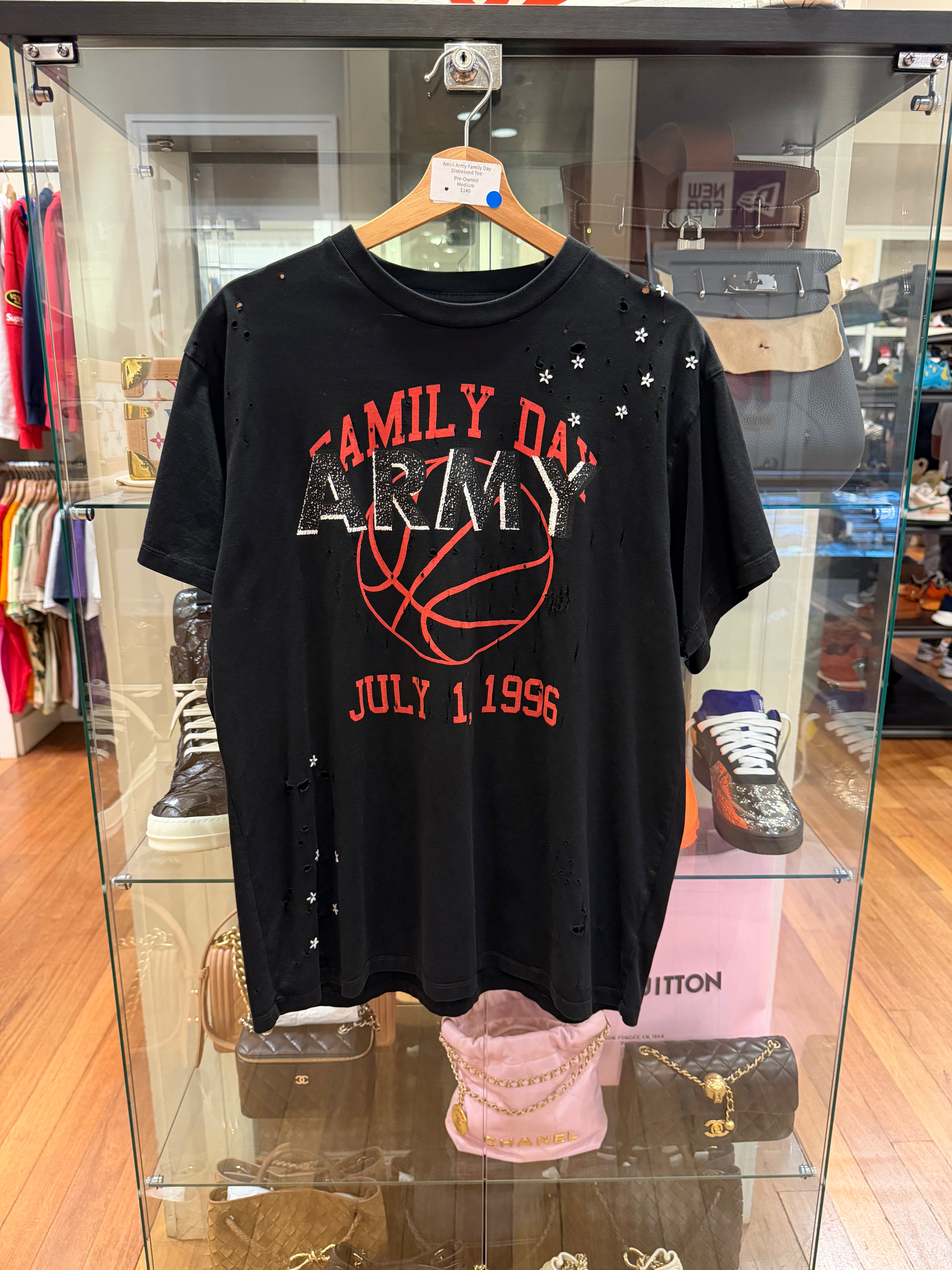 Amiri Army Family Day
Distressed Tee