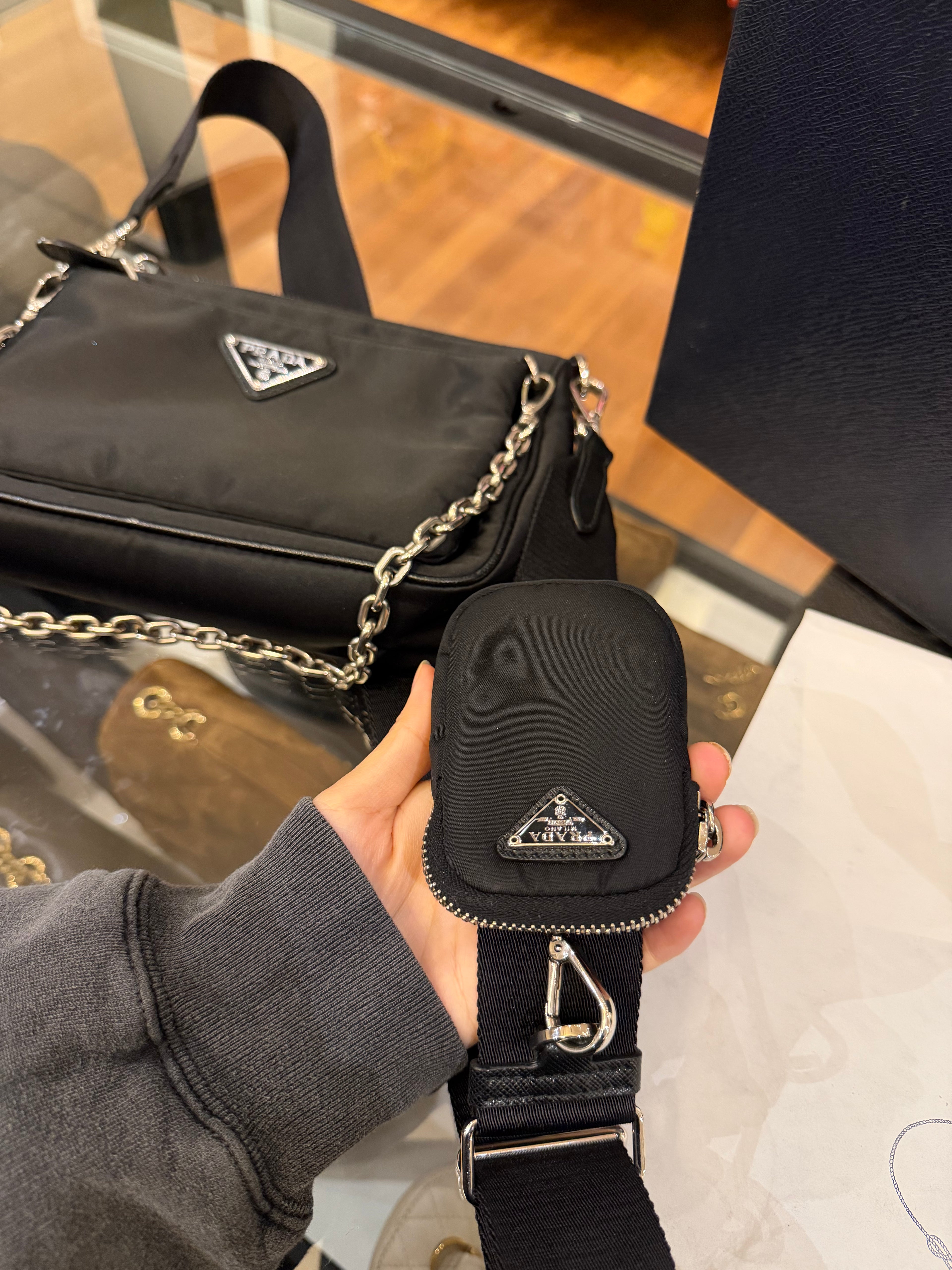 Prada Nylon Shoulder Bag