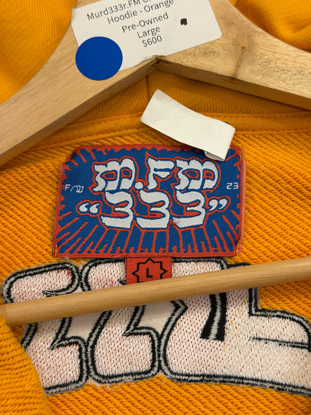 Murd333r.FM CHOPP33R Hoodie- Orange