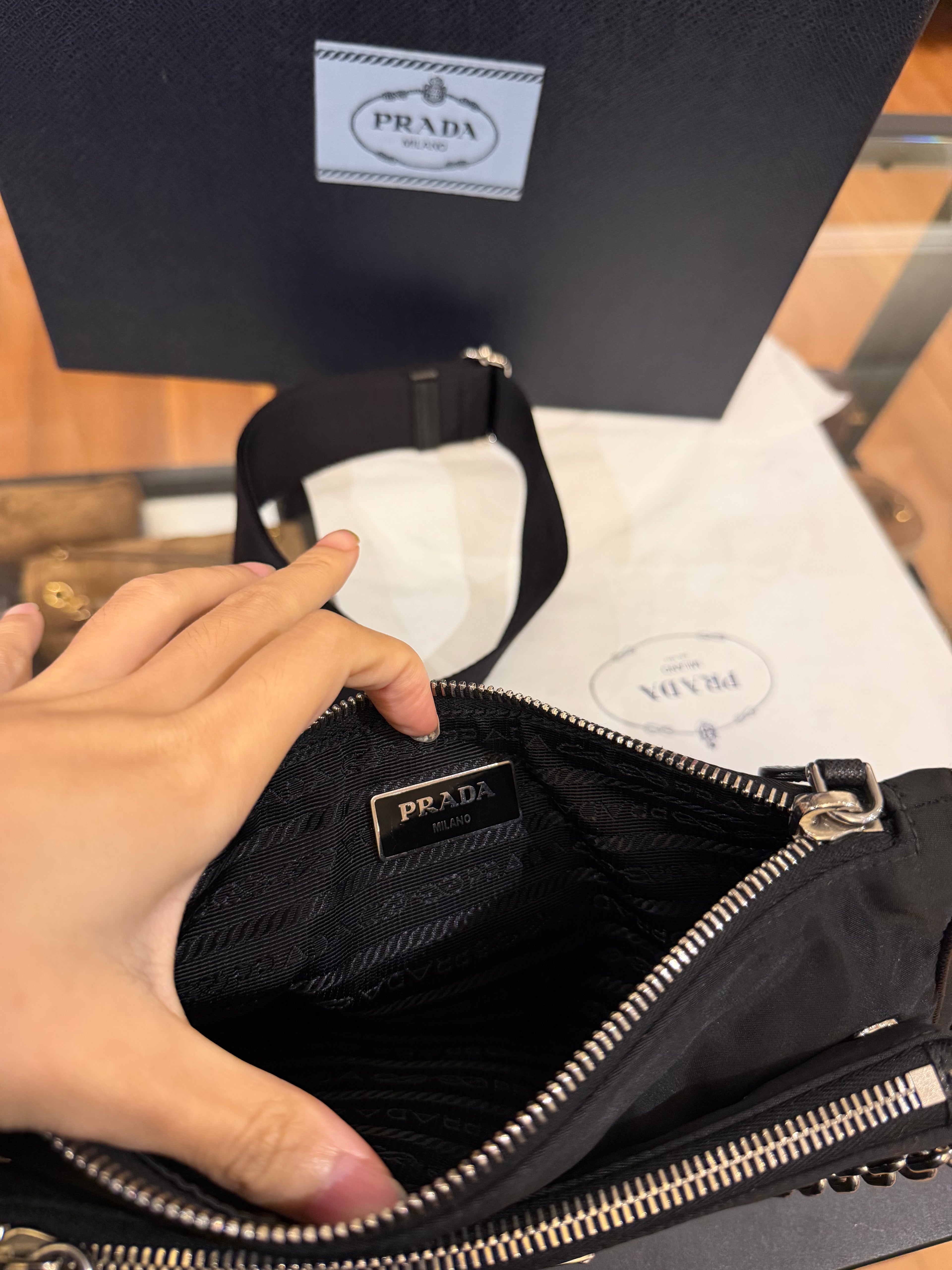 Prada Nylon Shoulder Bag