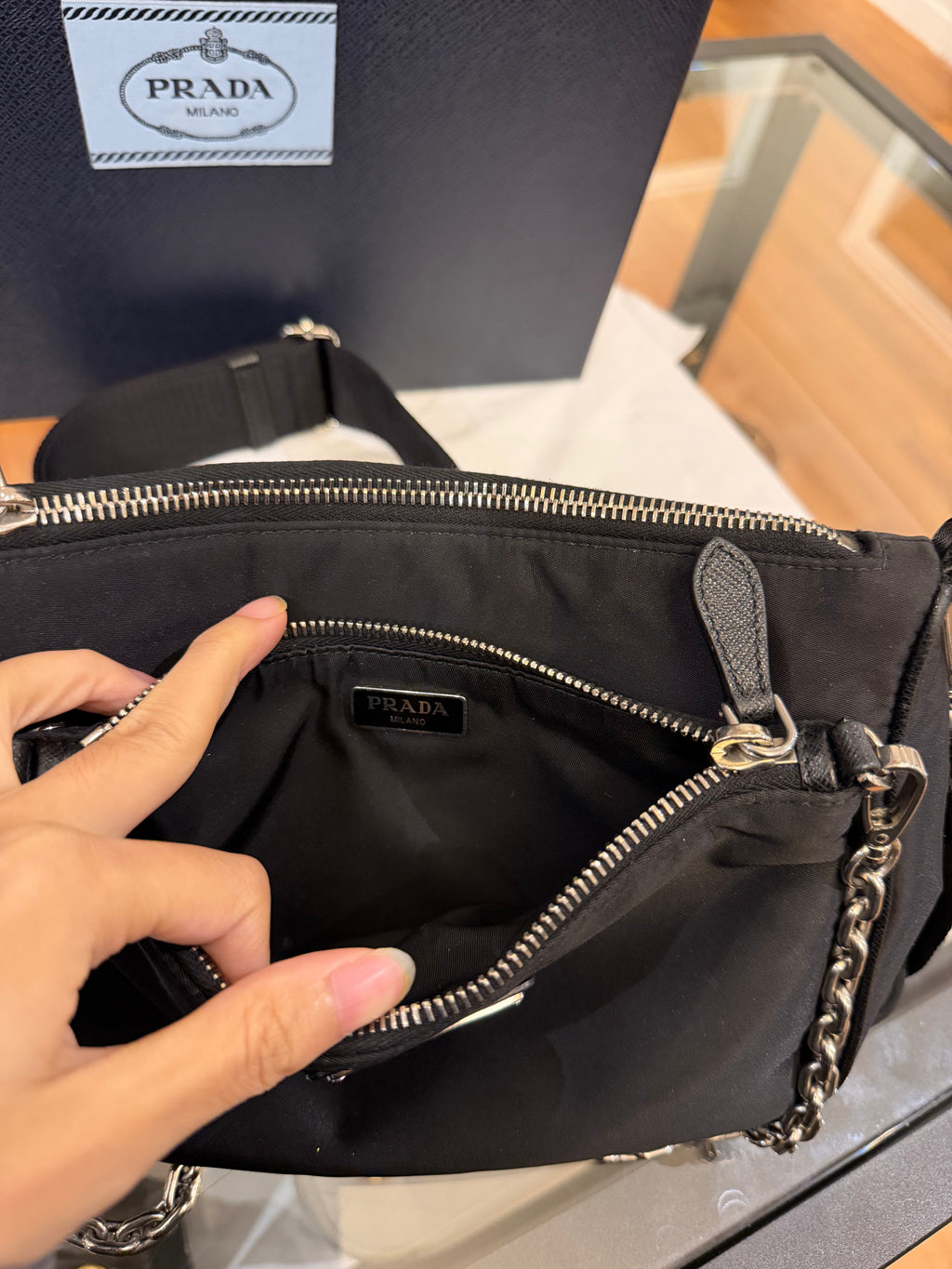 Prada Nylon Shoulder Bag