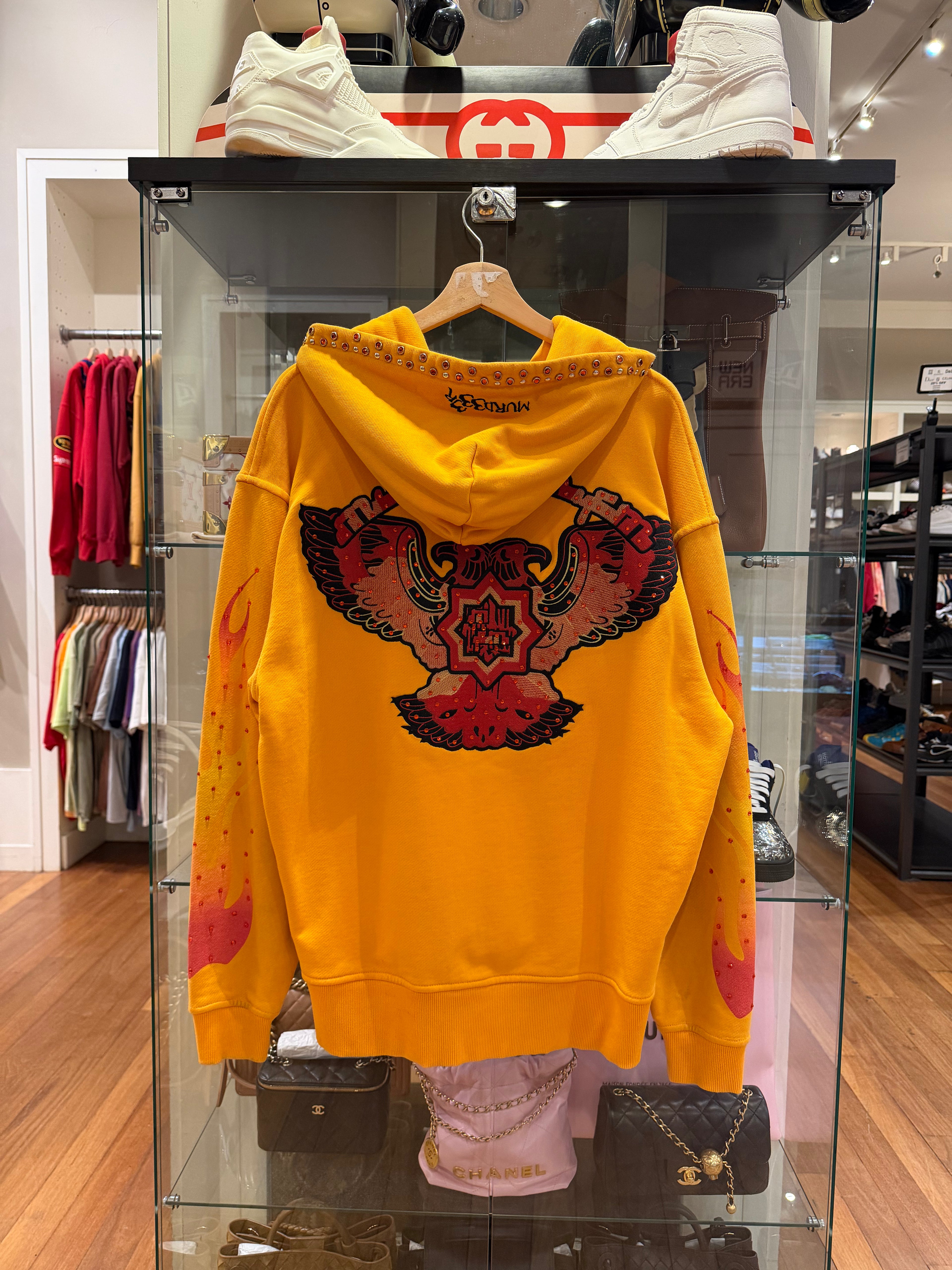 Murd333r.FM CHOPP33R Hoodie- Orange