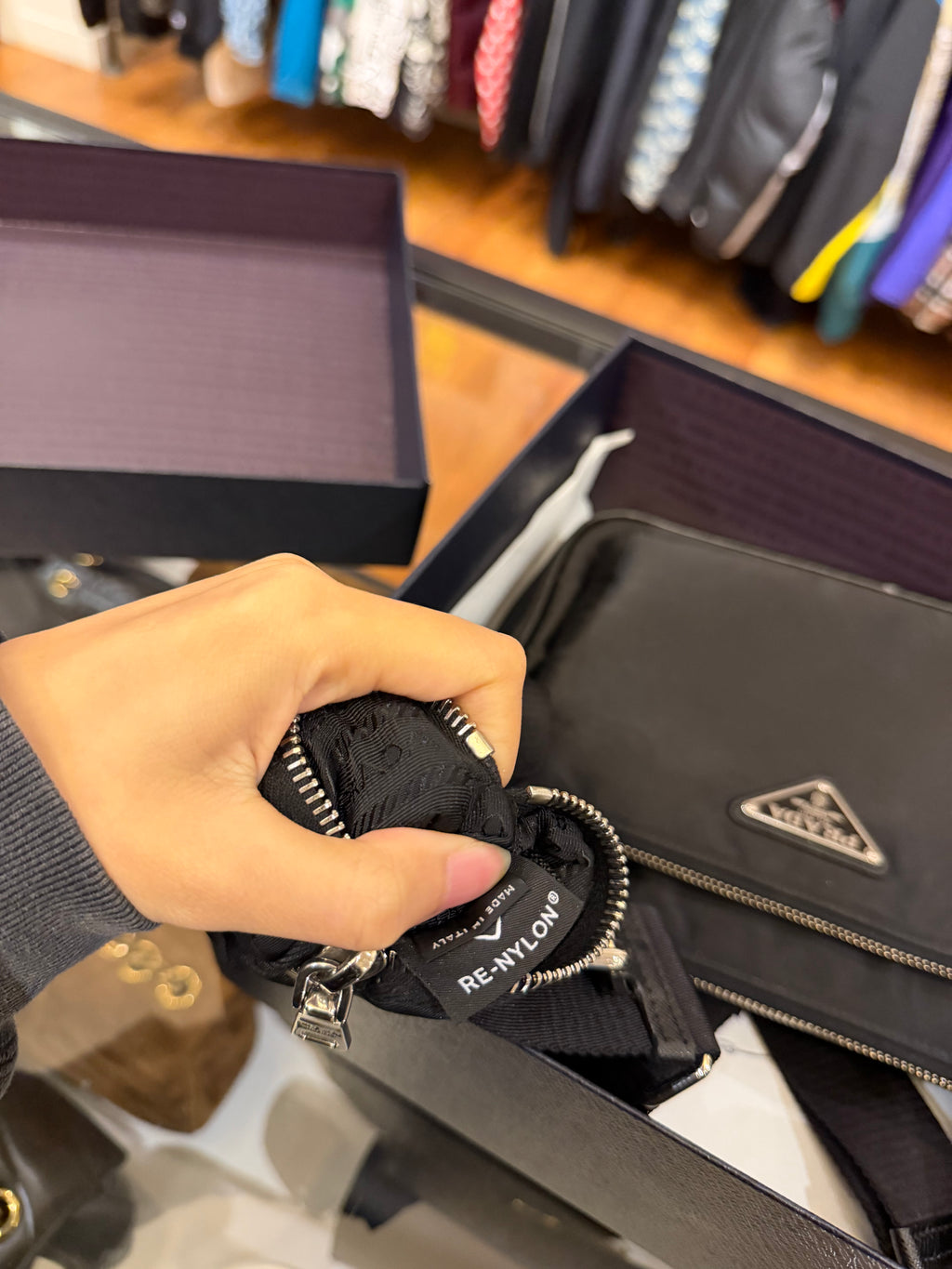 Prada Nylon Shoulder Bag