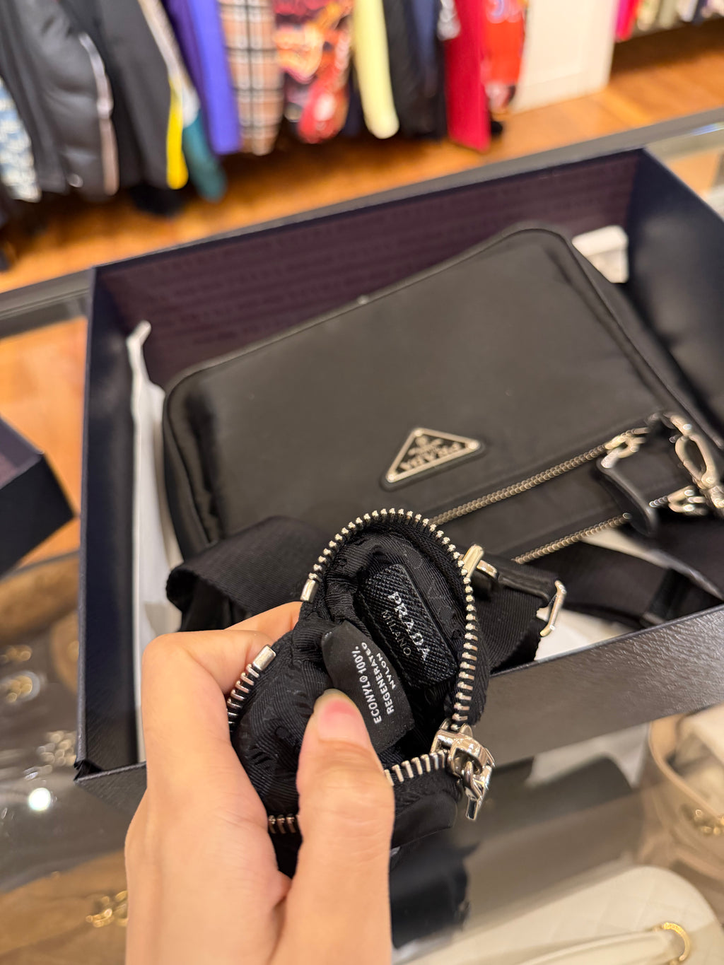 Prada Nylon Shoulder Bag