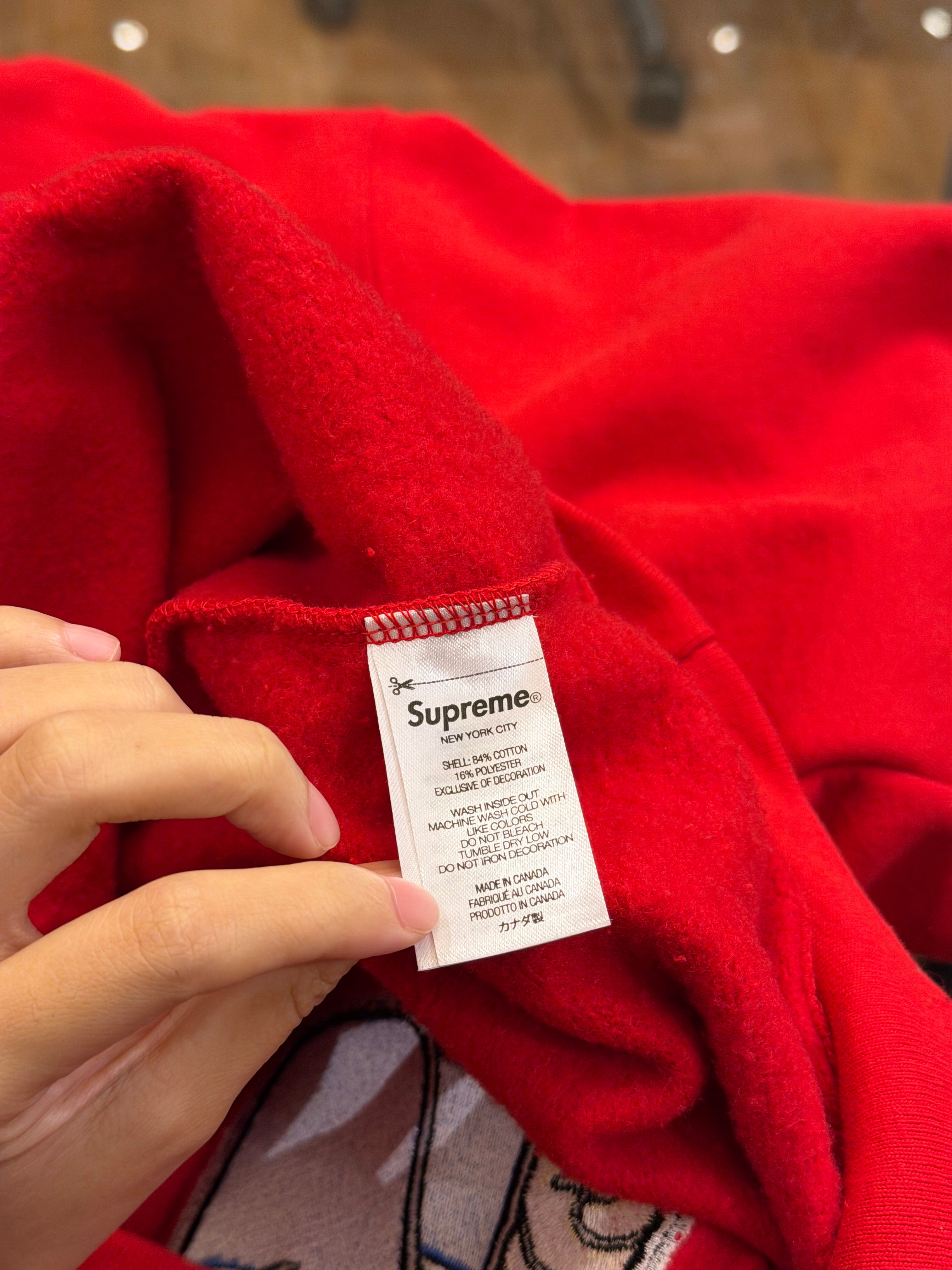 Supreme x Duck Down Records Hoodie - Red